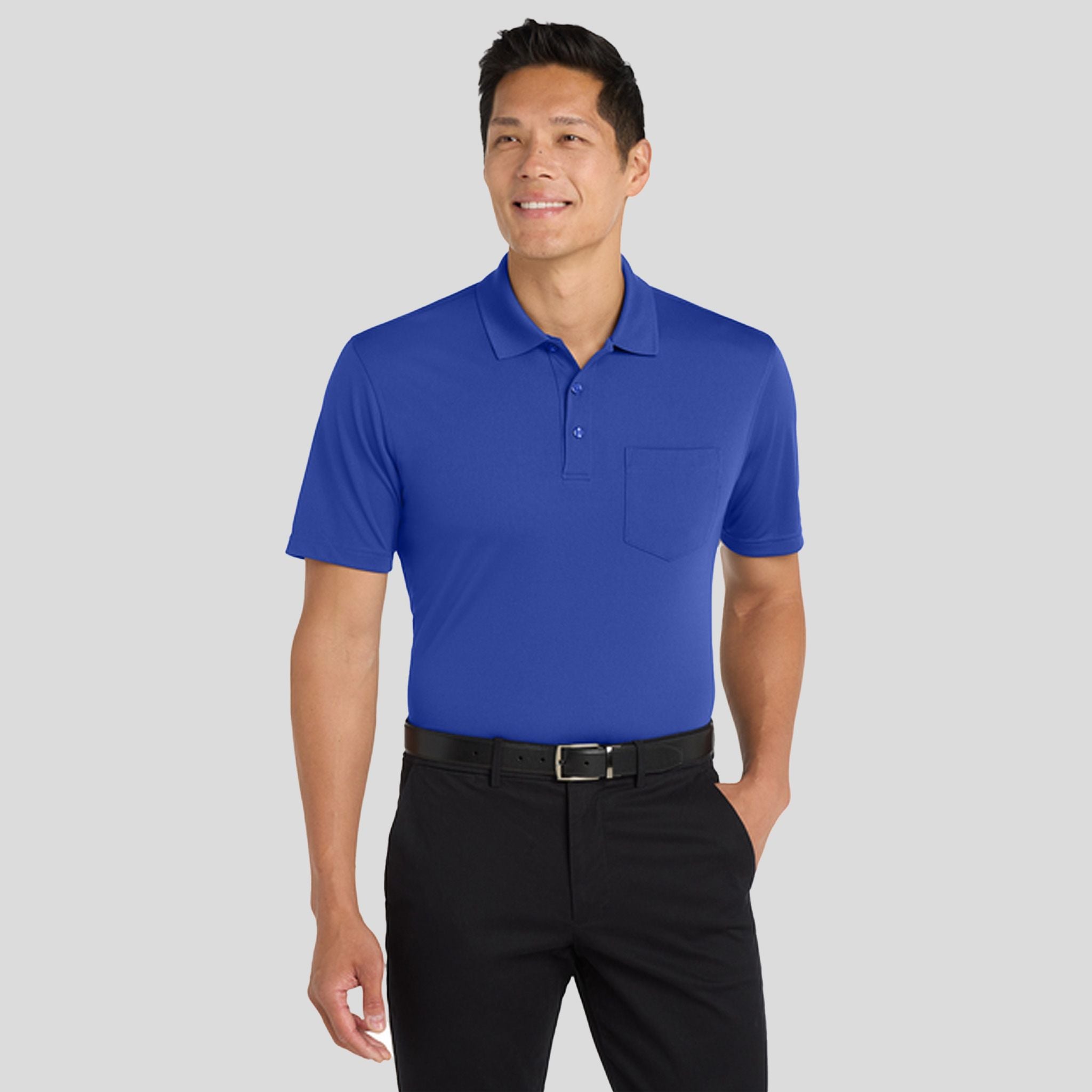 Dry Zoneยฎ UV Micro-Mesh Pocket Polo | True Royal
