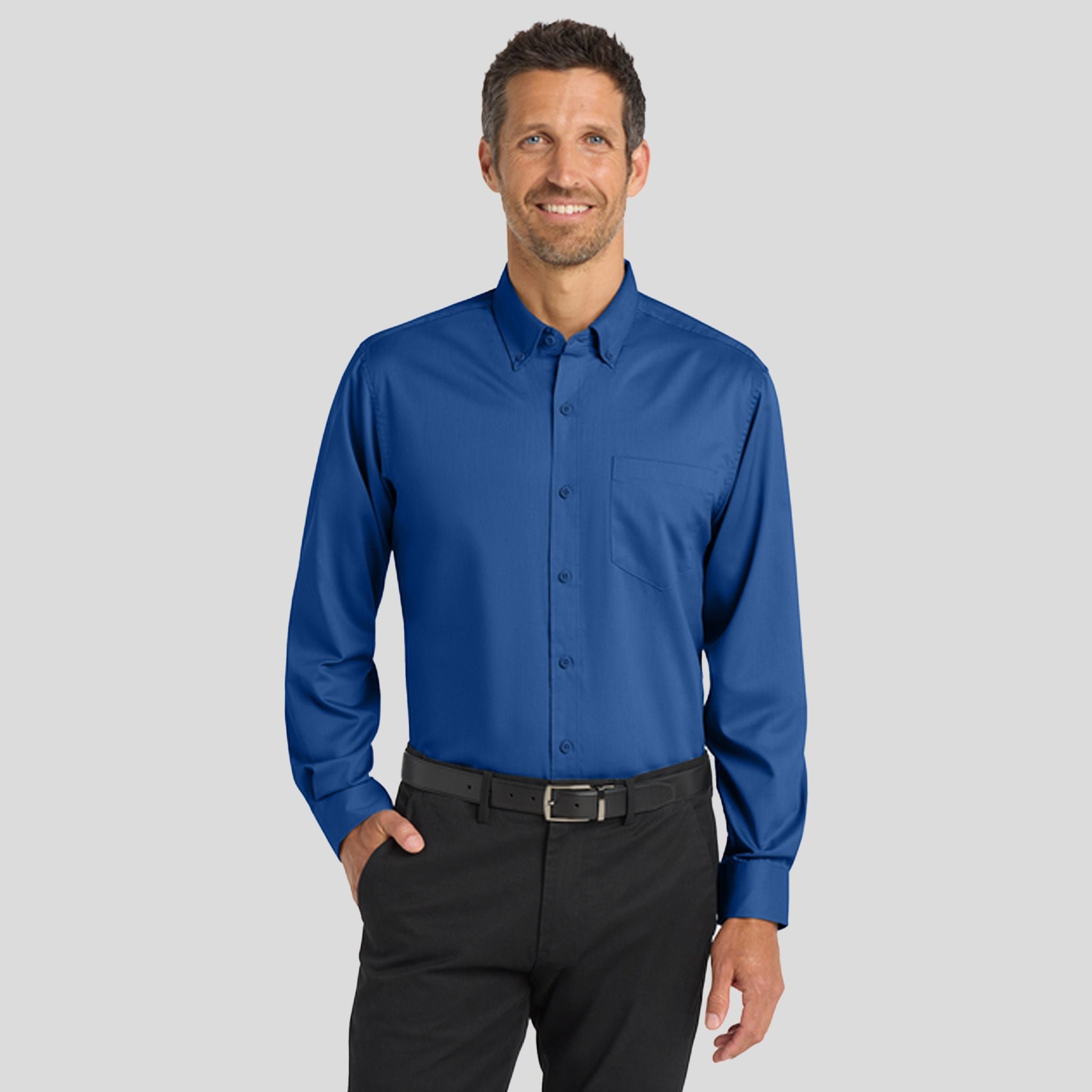 Tall SuperPro™ Twill Shirt | True Blue