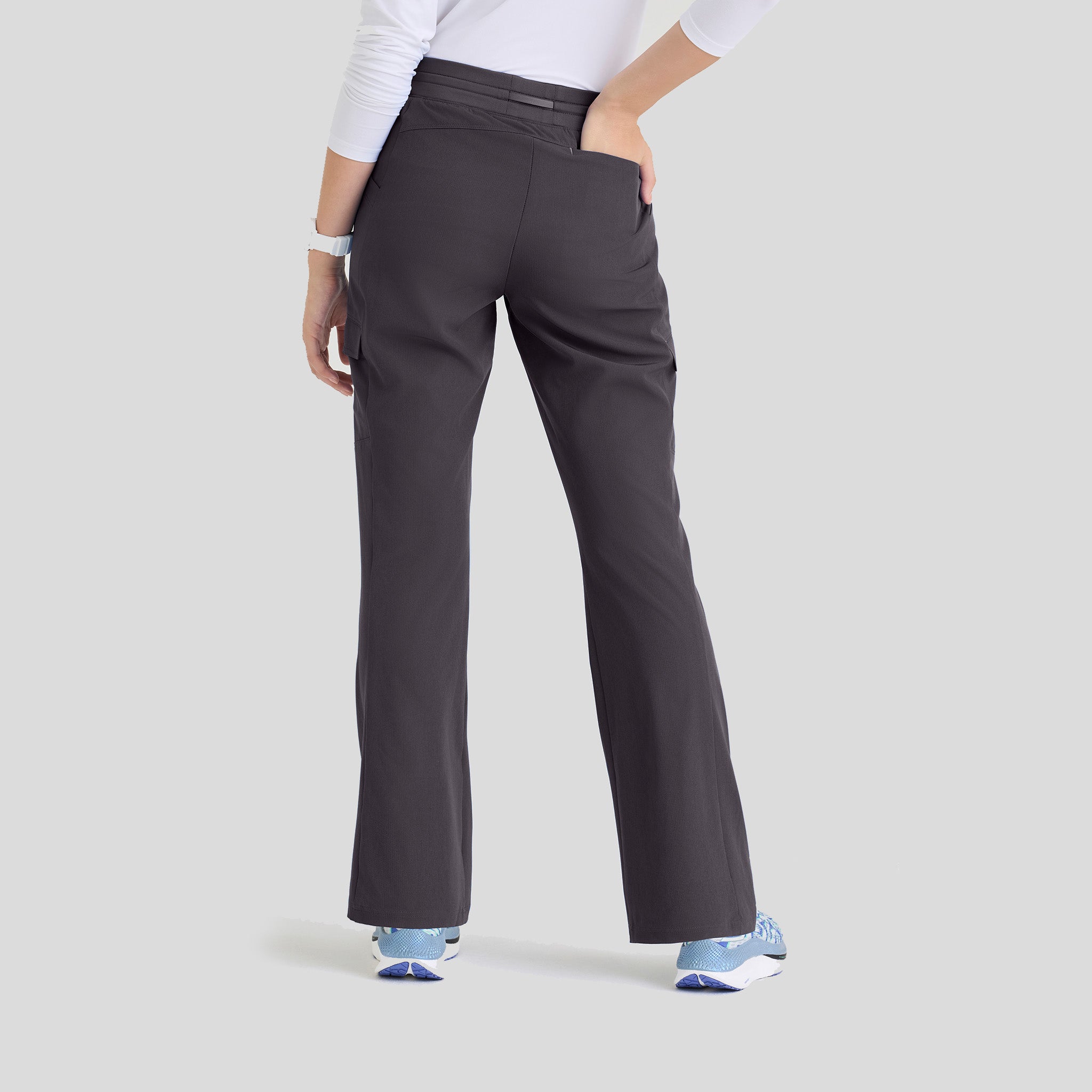 Reward 5 Pocket High Rise Fit & Flare Pant | Pewter