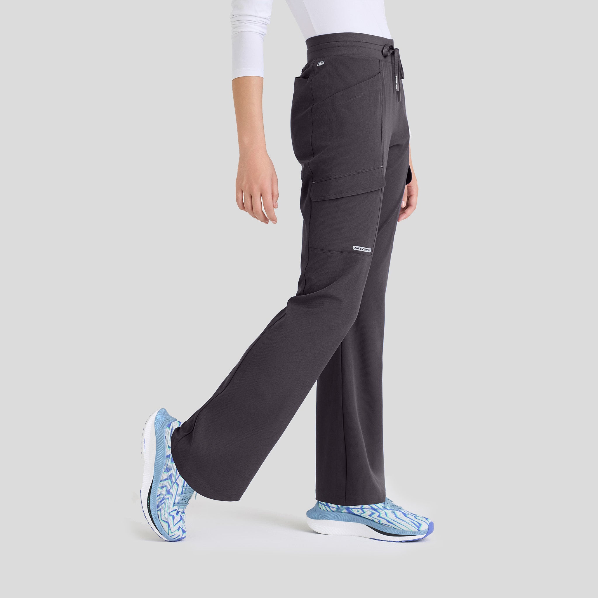 Reward 5 Pocket High Rise Fit & Flare Pant | Pewter