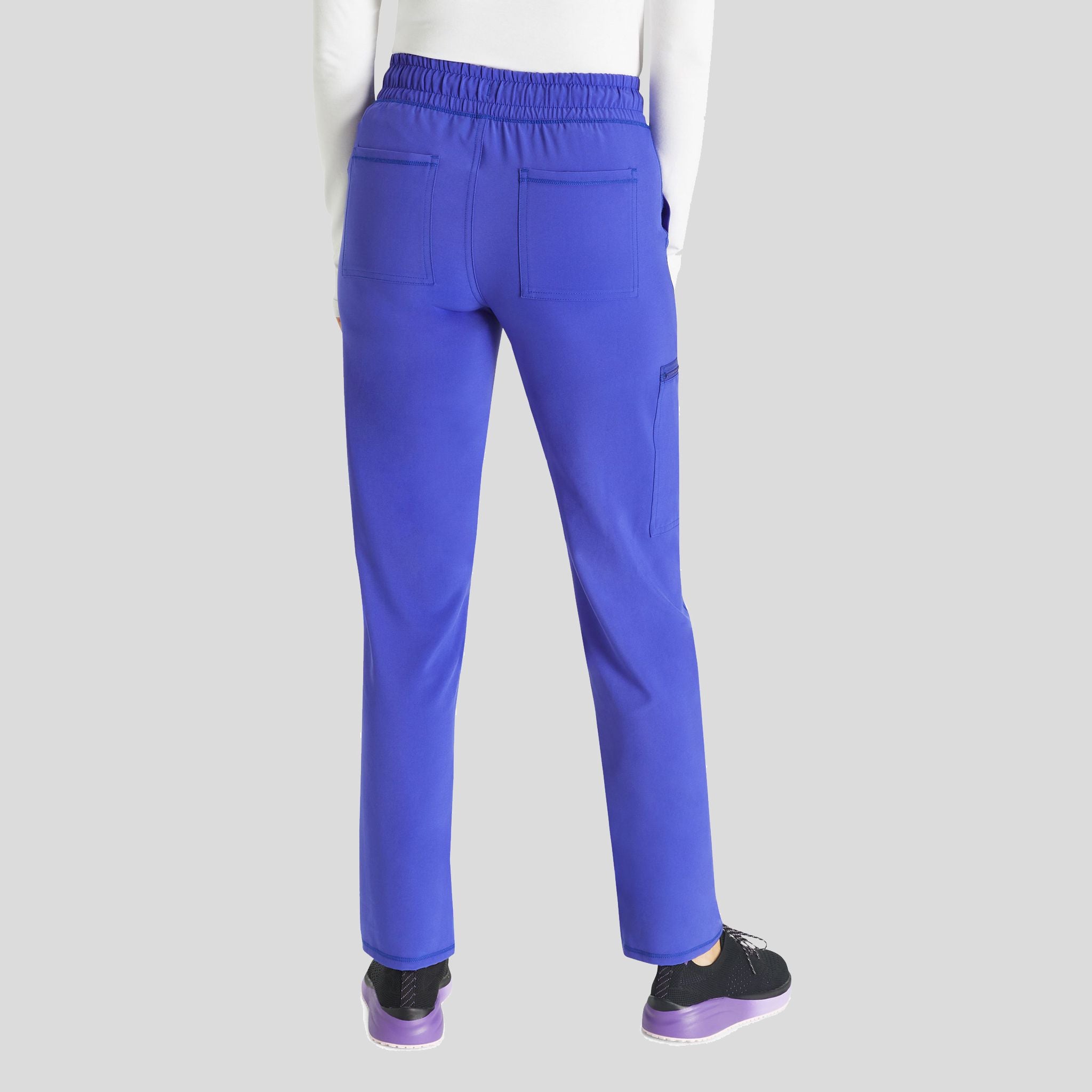 Womenβs Mid Rise Tapered Leg Drawstring Pant | Glacier Pearl