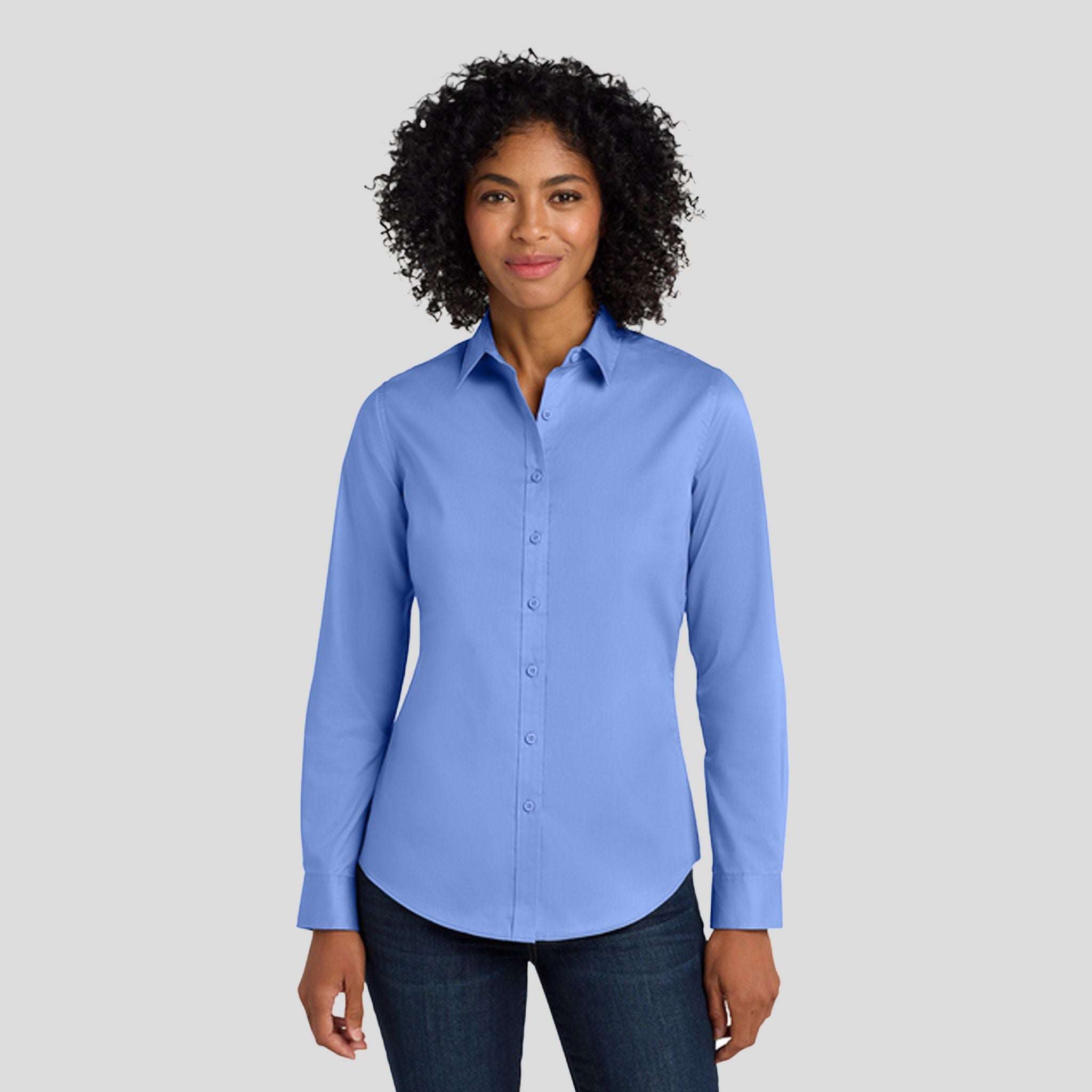 Women's SuperProβ’ Twill Shirt | Ultramarine Blue