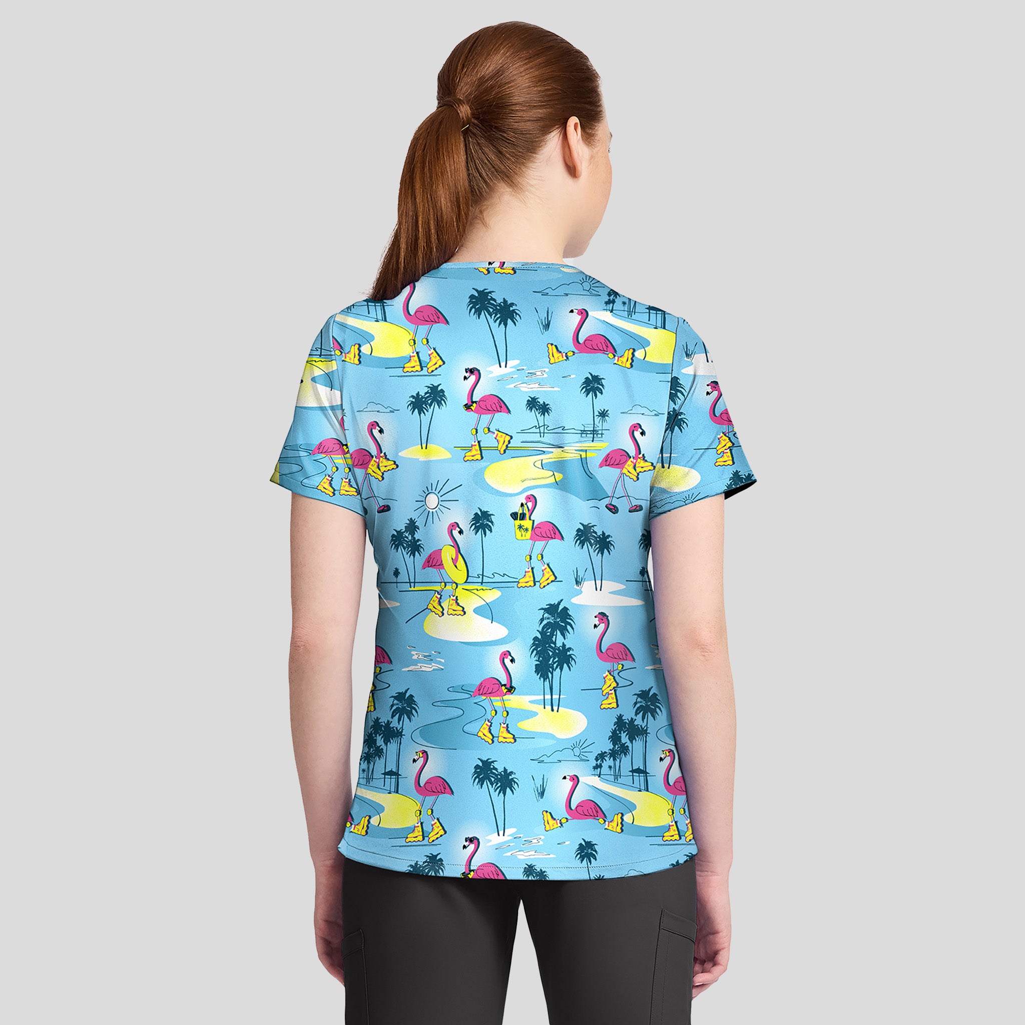 Print Top | Flamazing Skaters