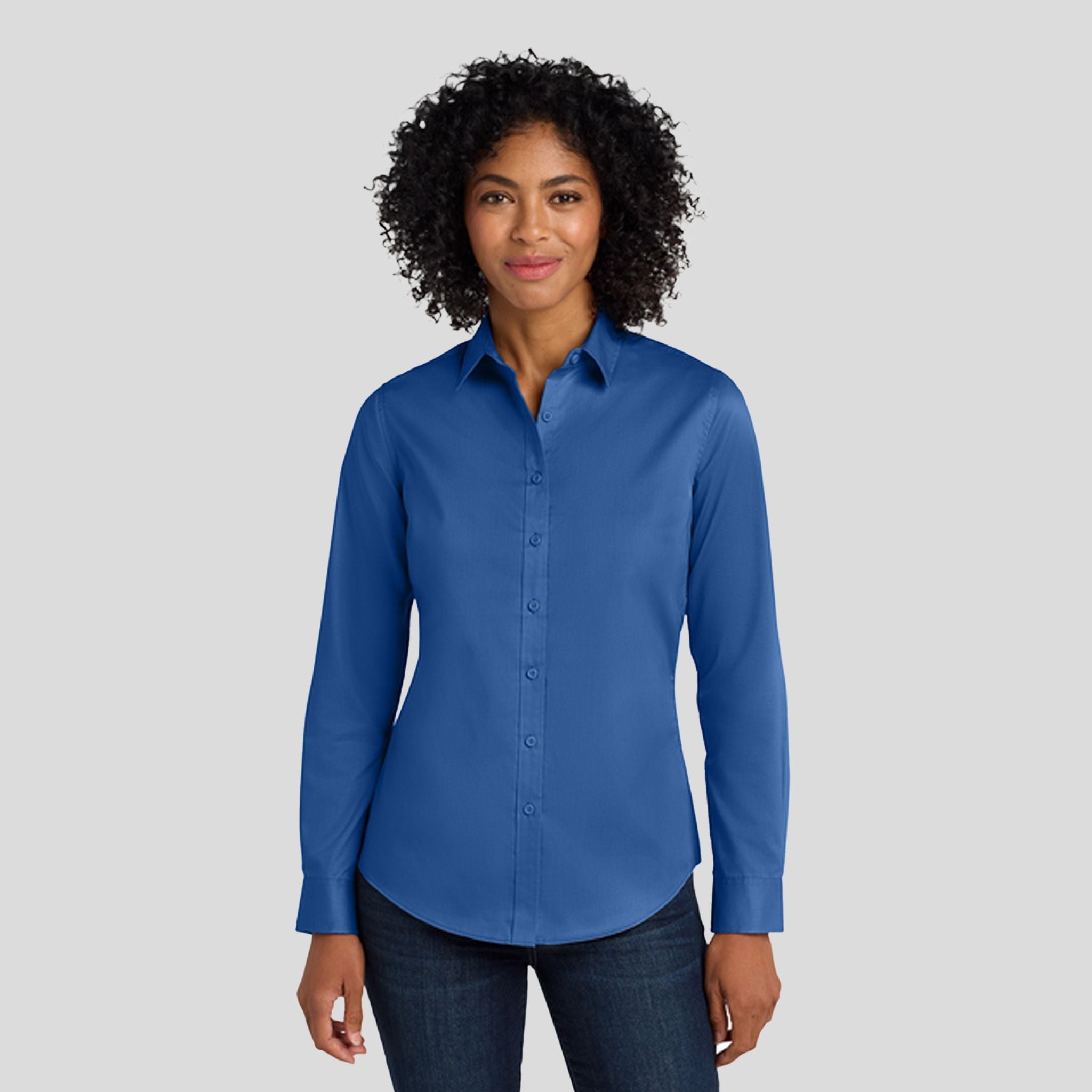 Women's SuperProβ’ Twill Shirt | True Blue