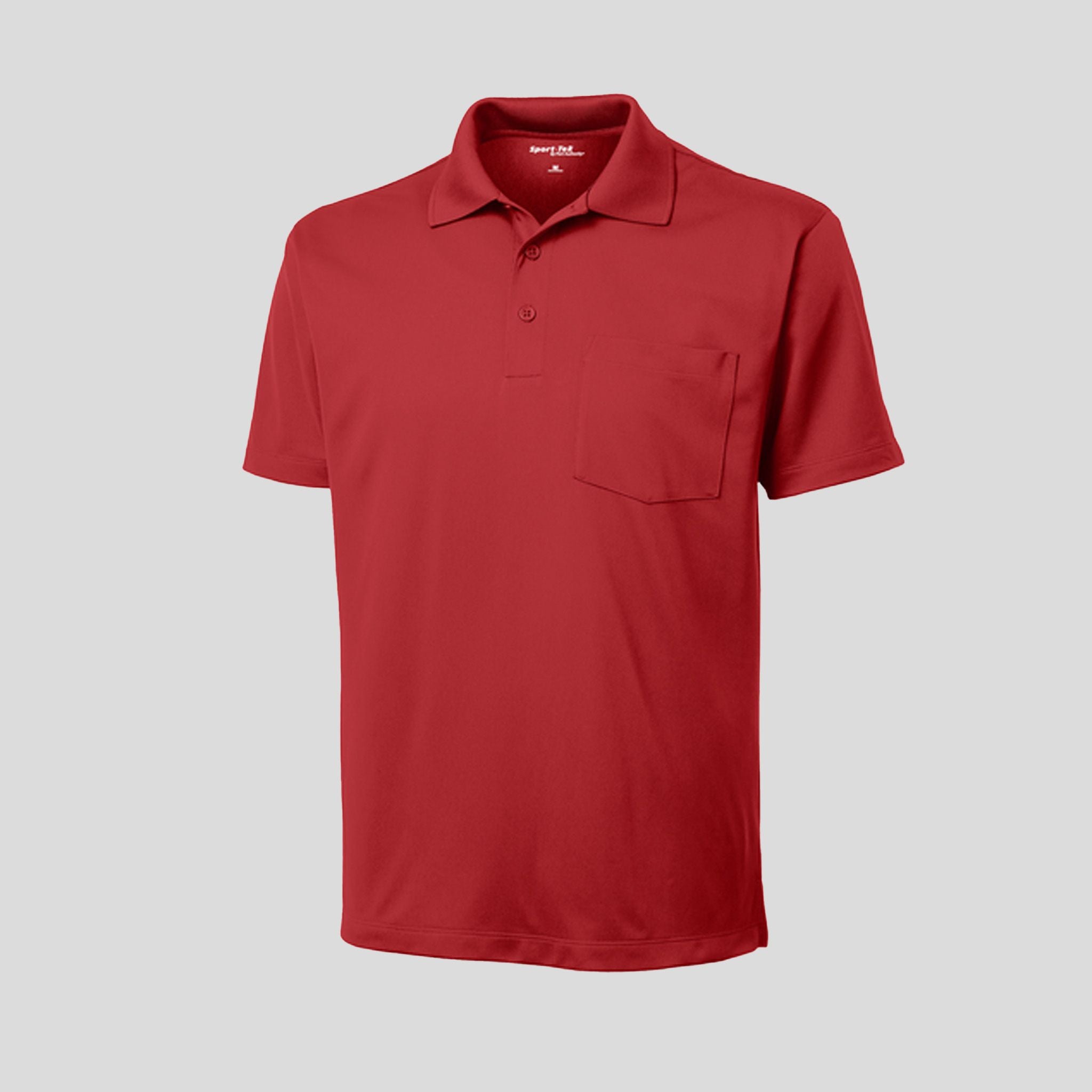 Micropique Sport-Wickยฎ Pocket Polo | True Red