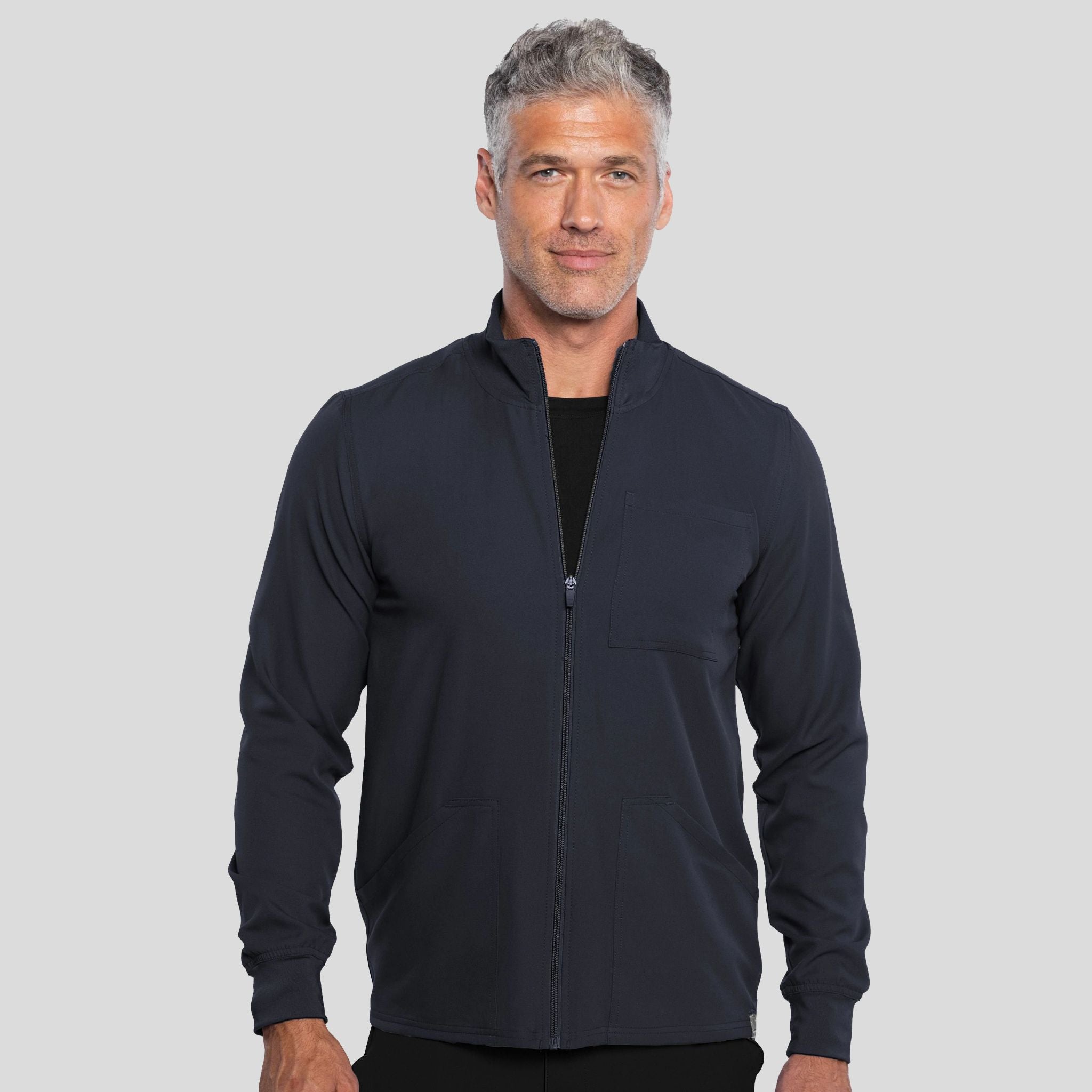 Men's Zip-Front Jacket | Black