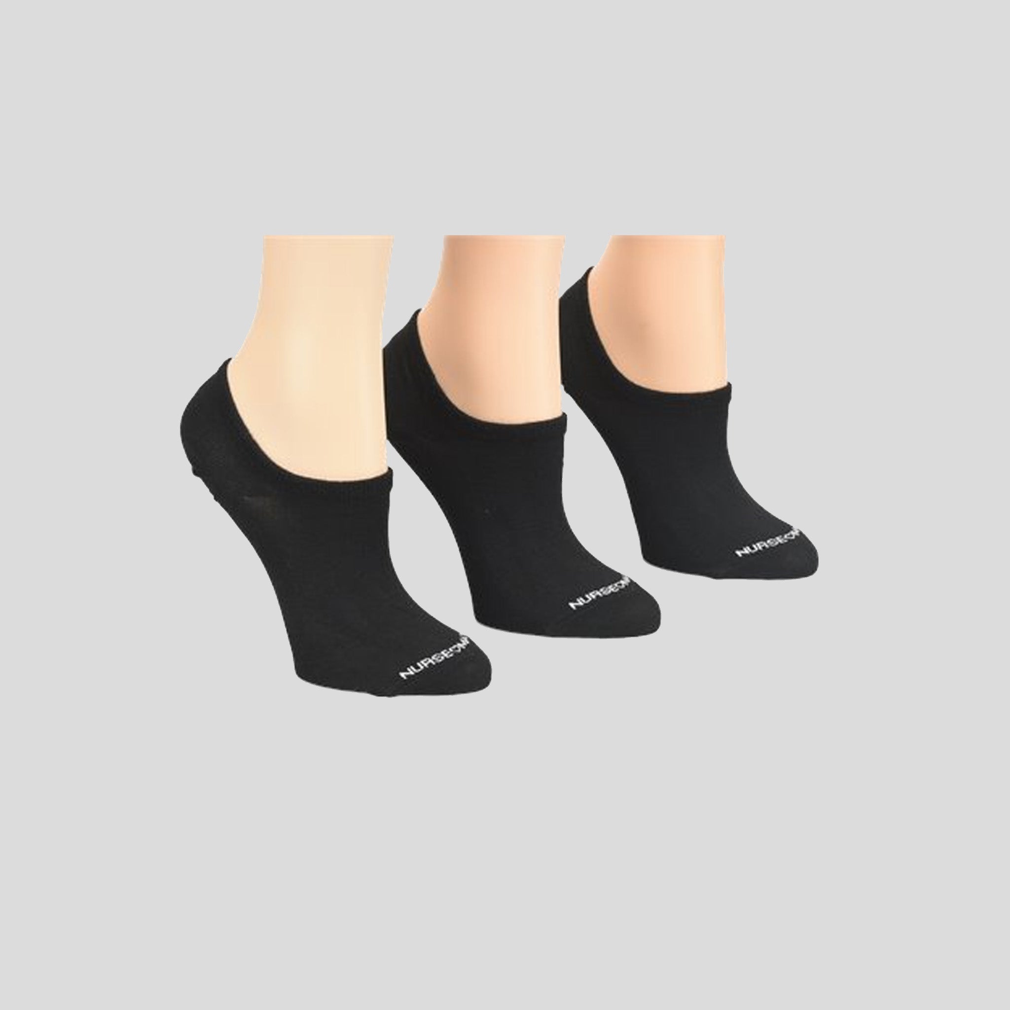 Sustainable No-Show Liners 3 Pack | Black