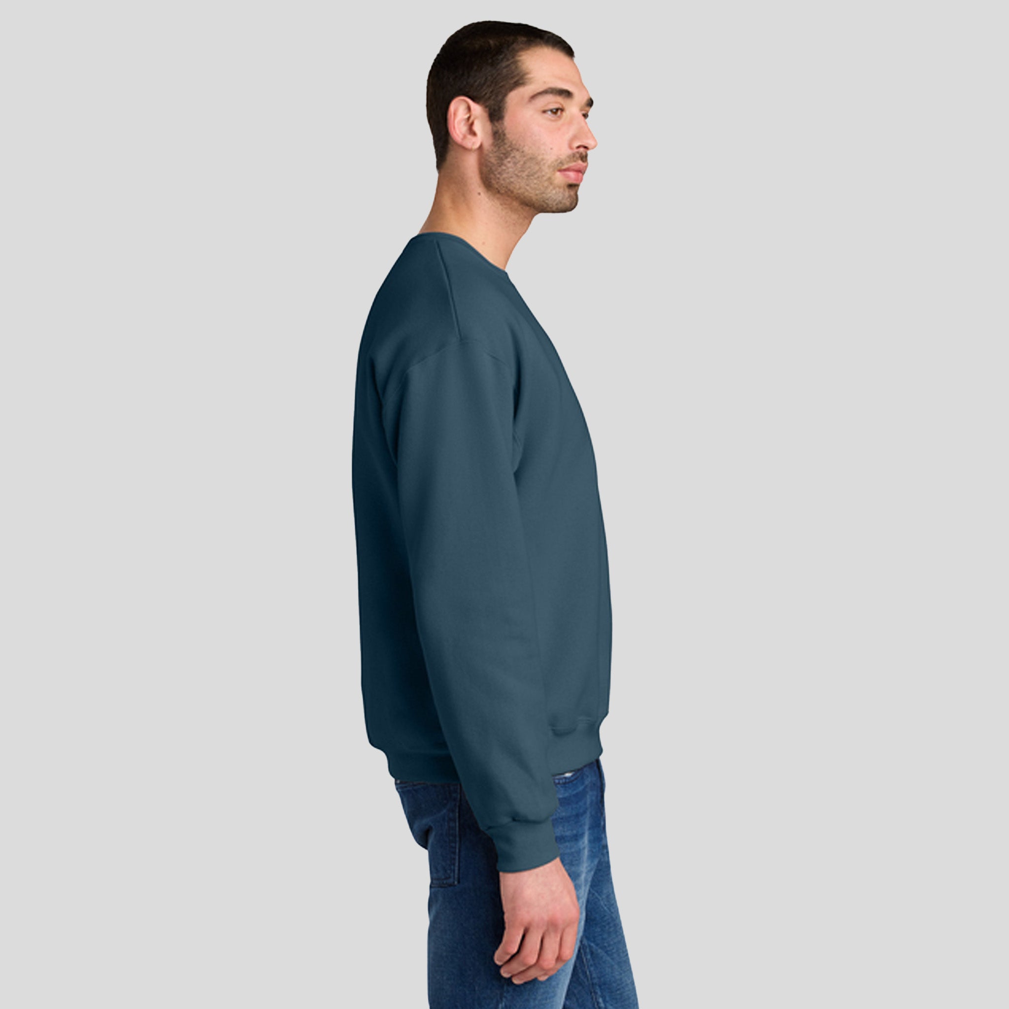 Ruggedâ„¢ Unisex Crewneck Sweatshirt | Washed Navy