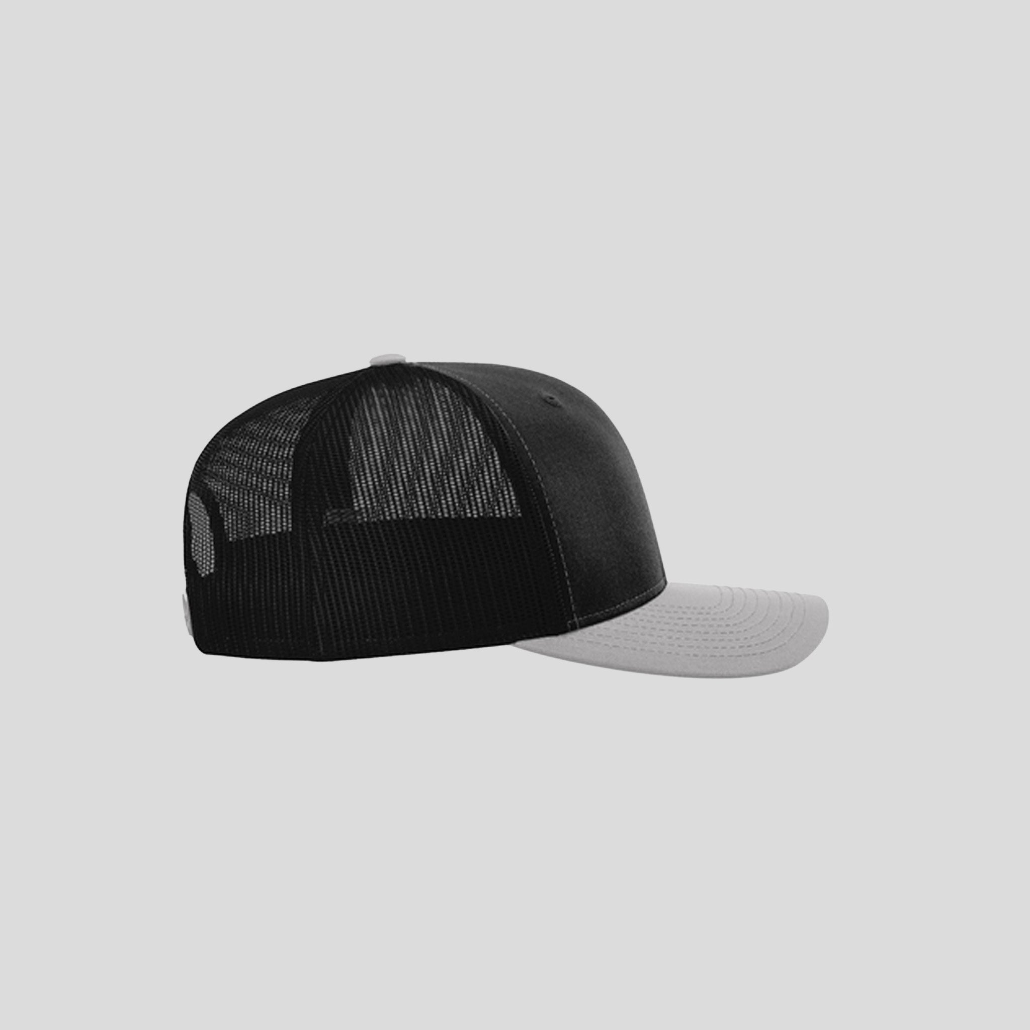 Richardson Trucker Cap | Black/Black/Light Grey