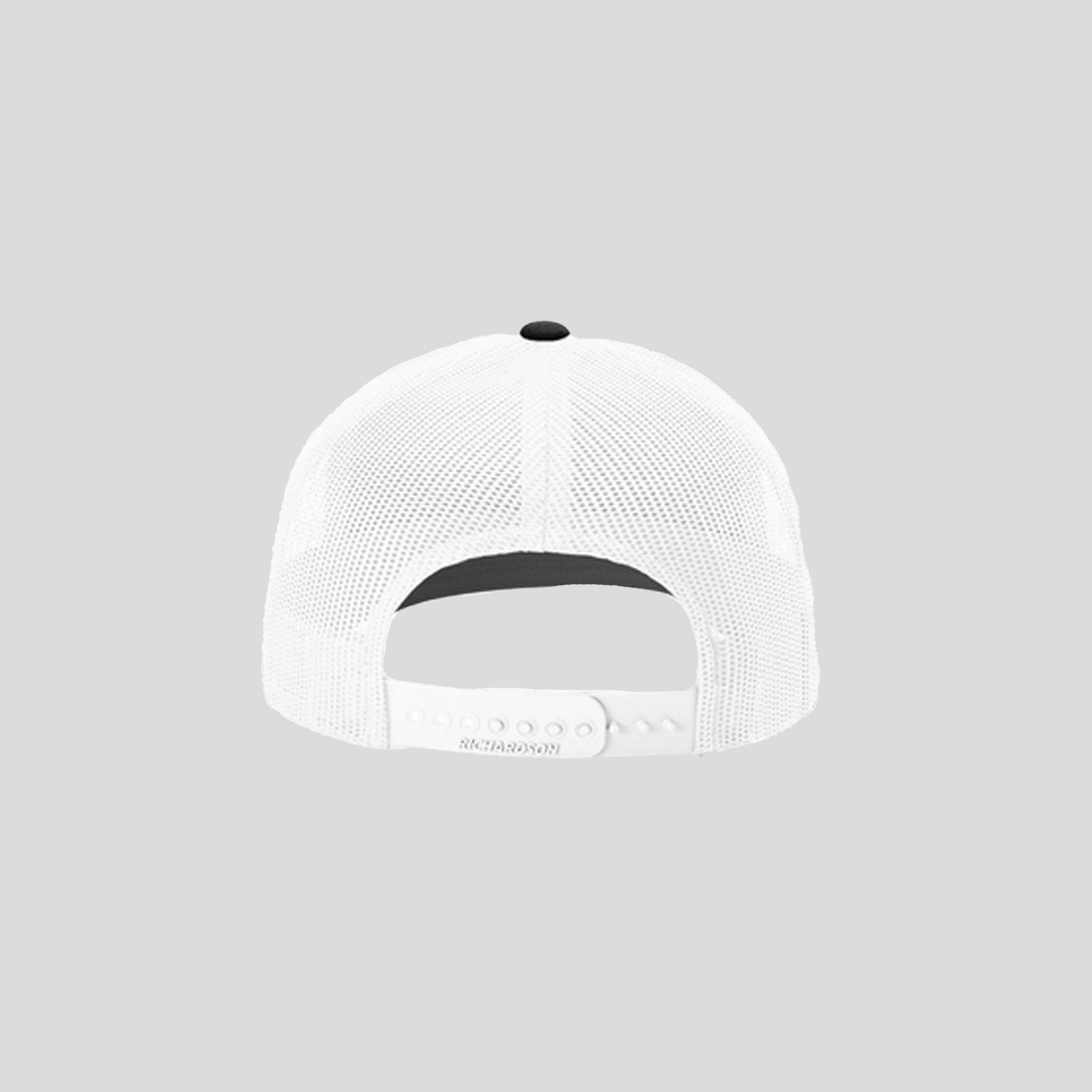 Richardson Trucker Cap | Black/White