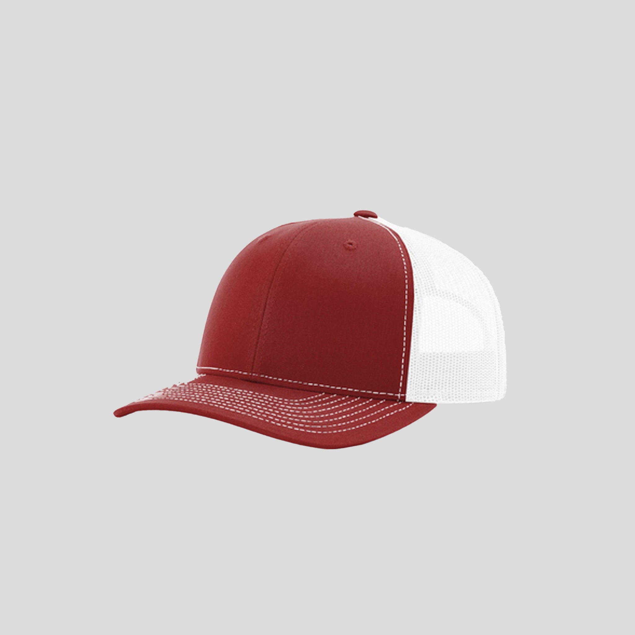 Richardson Trucker Cap | Cardinal/White