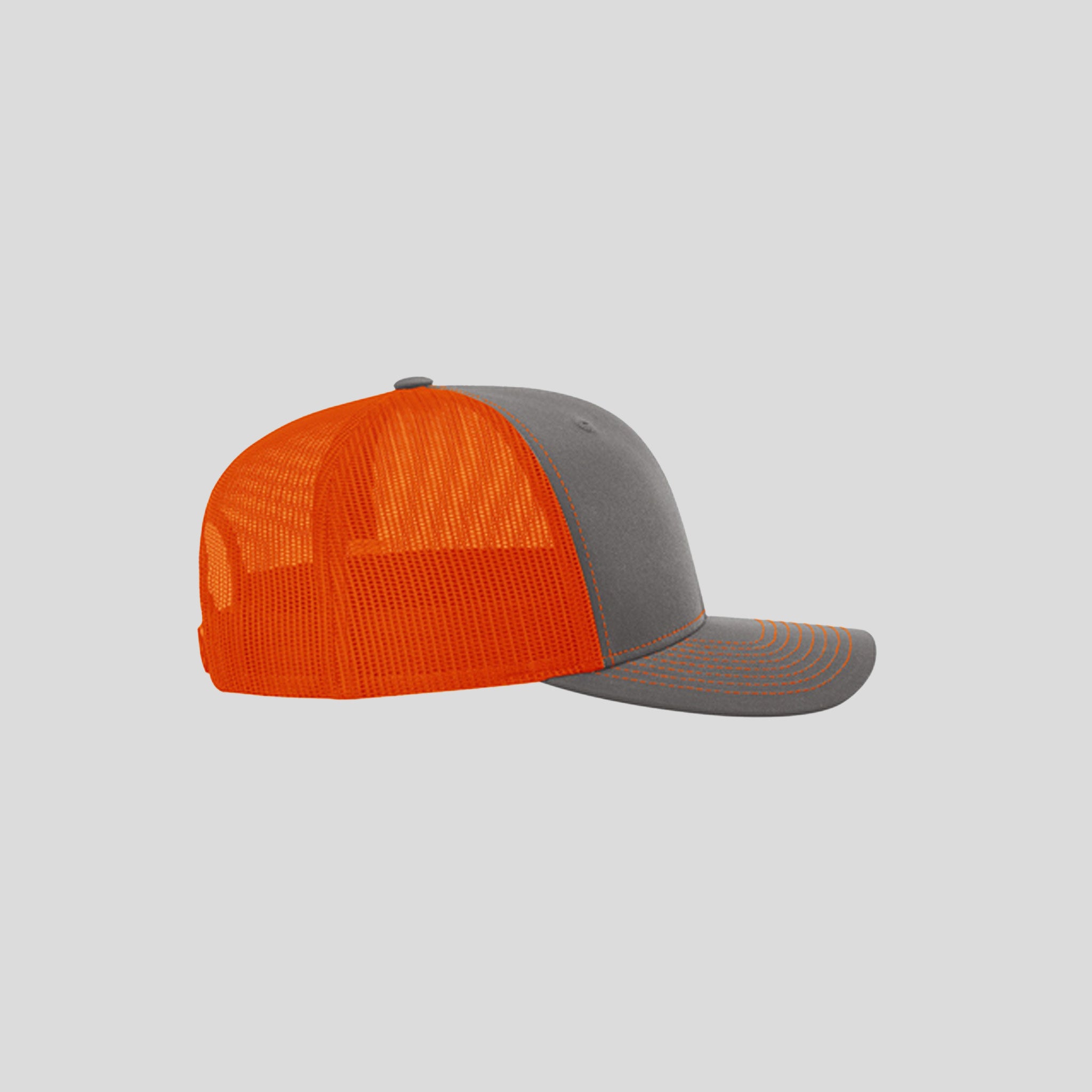 Richardson Trucker Cap | Charcoal/Orange