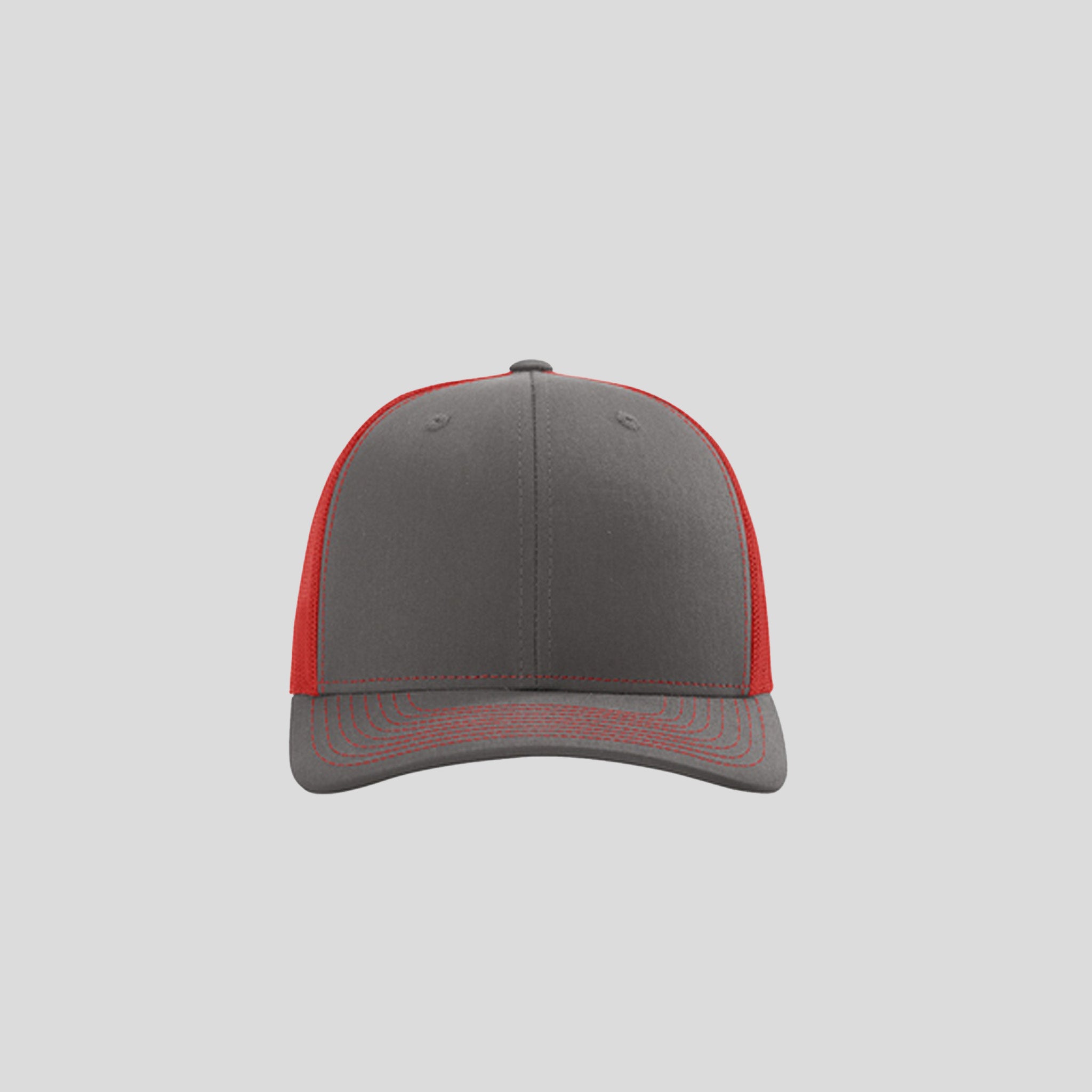 Richardson Trucker Cap | Charcoal/Red