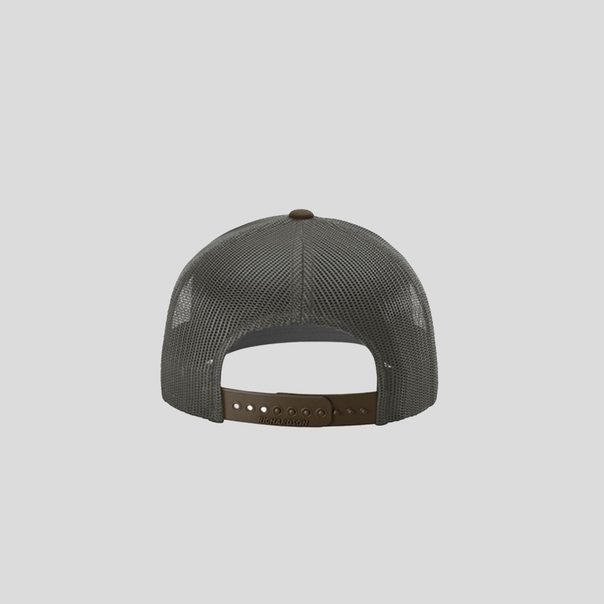 Richardson Trucker Cap | Cream/Grey Brown/Brown