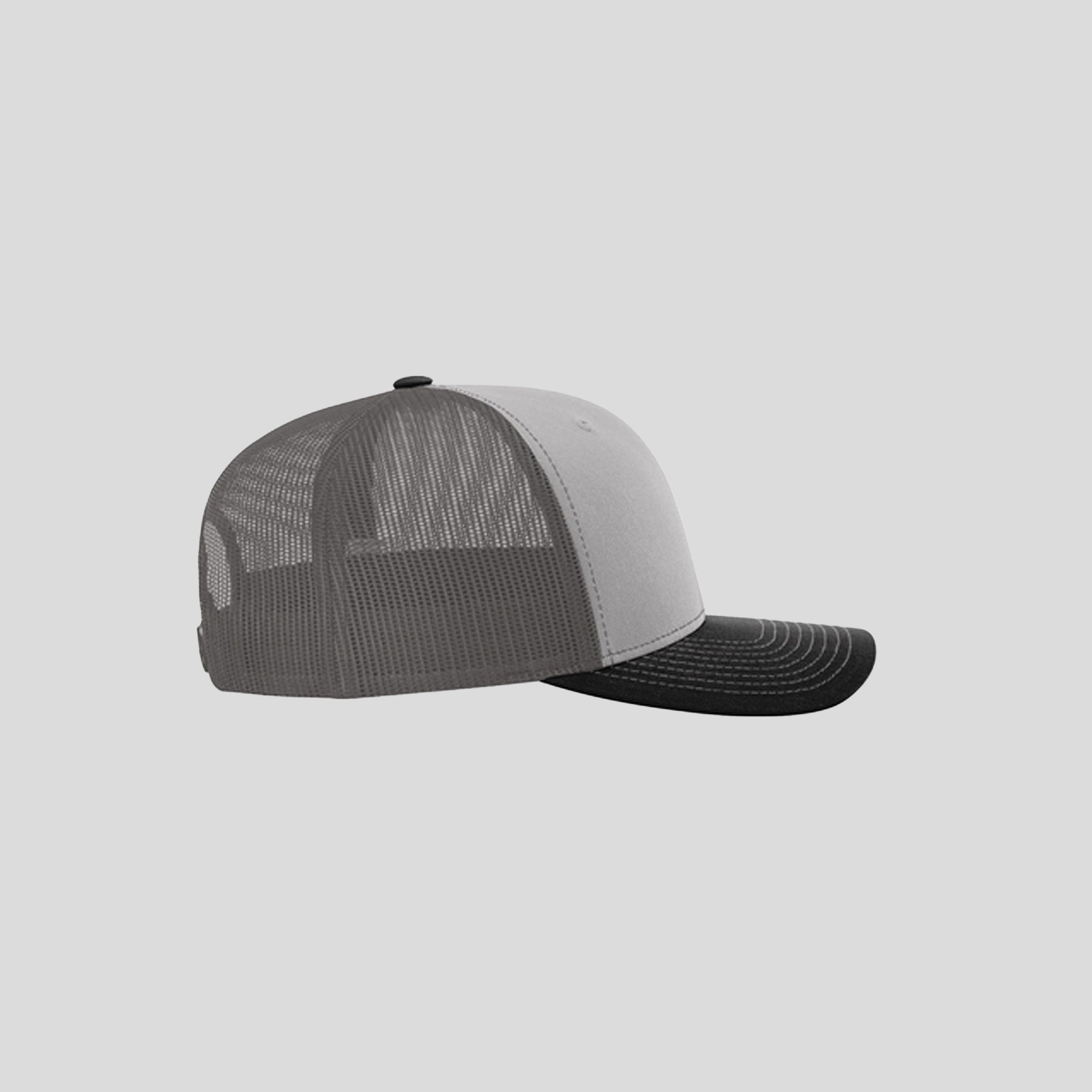 Richardson Trucker Cap | Grey/Charcoal/Black