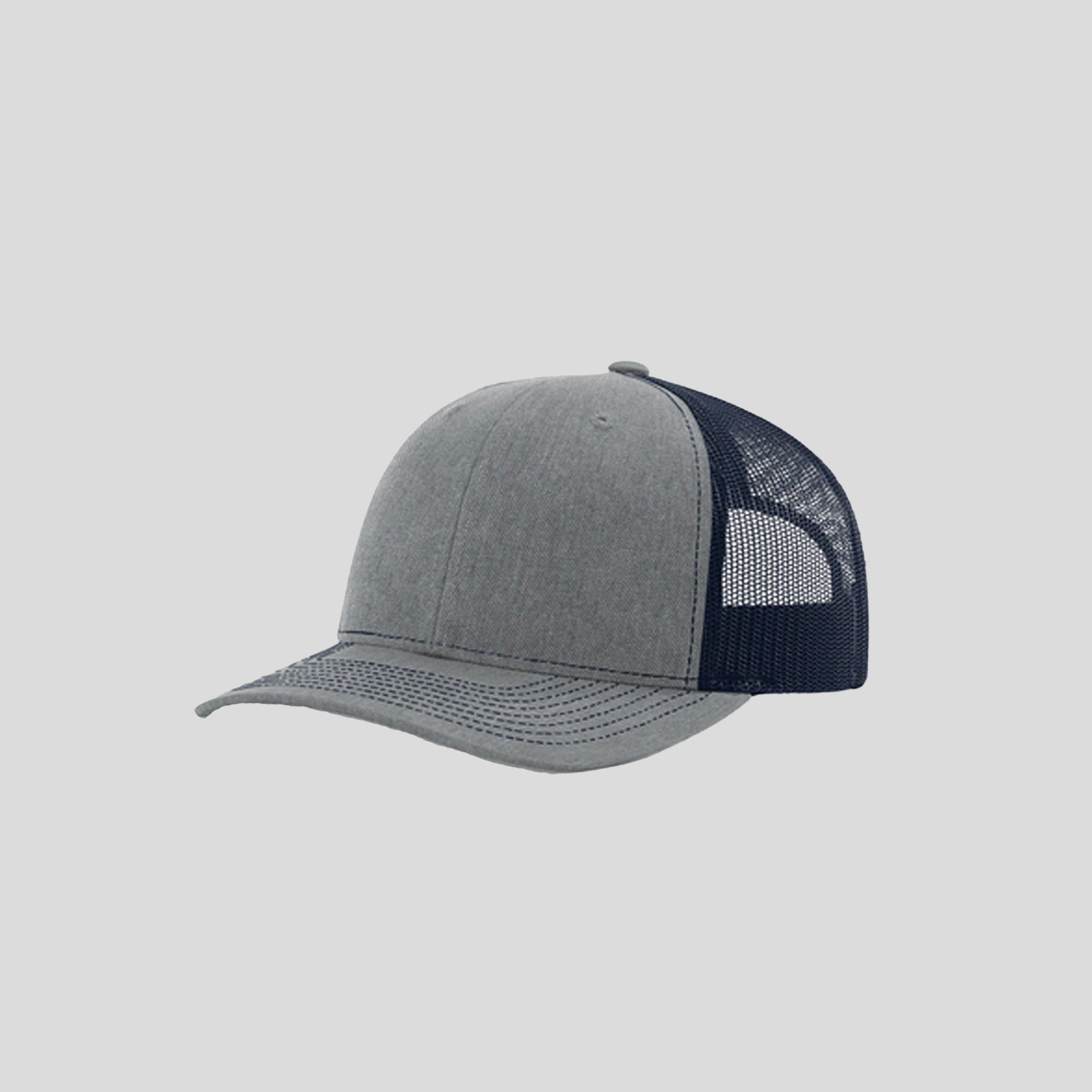 Richardson Trucker Cap | Heather Grey/Navy