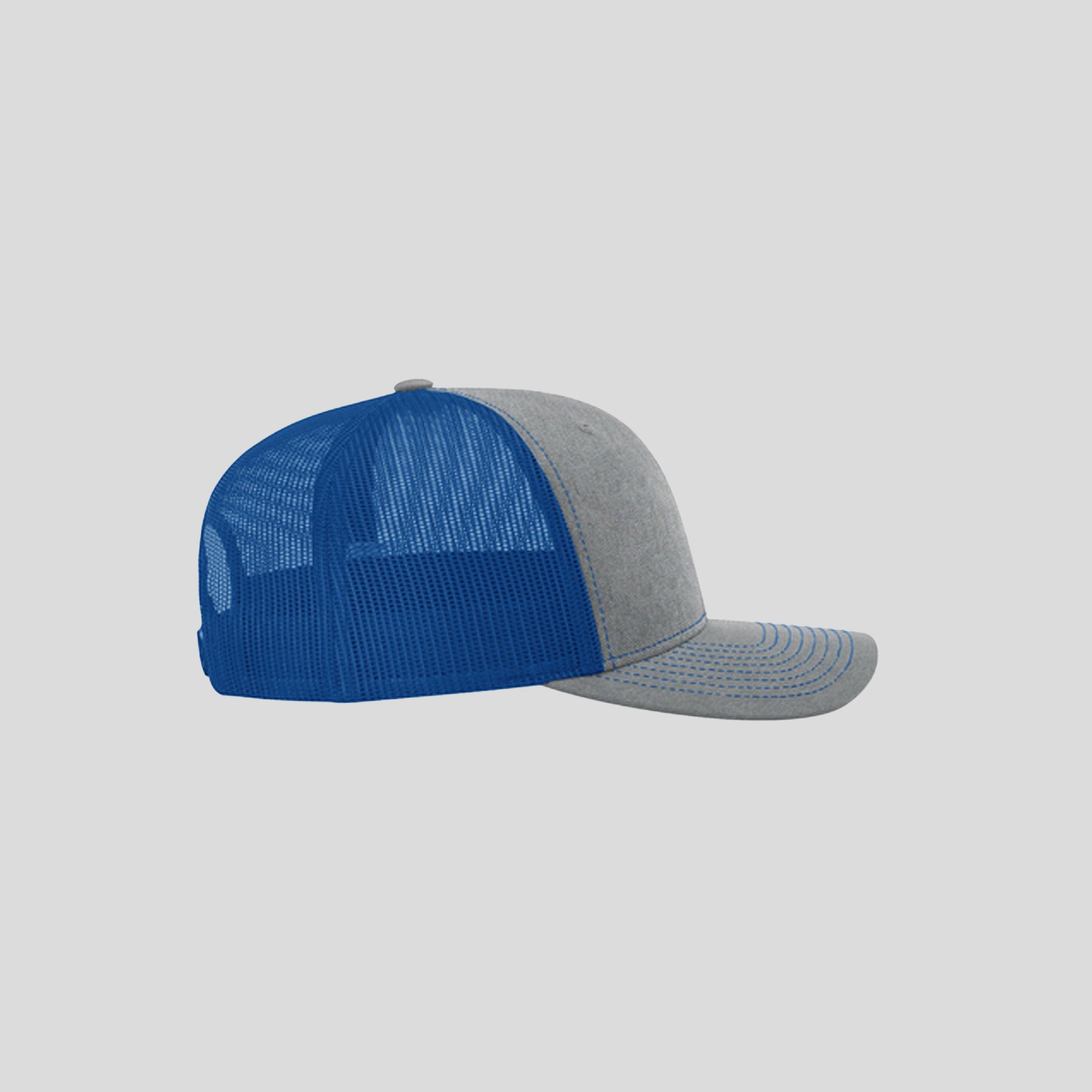 Richardson Trucker Cap | Heather Grey/Royal