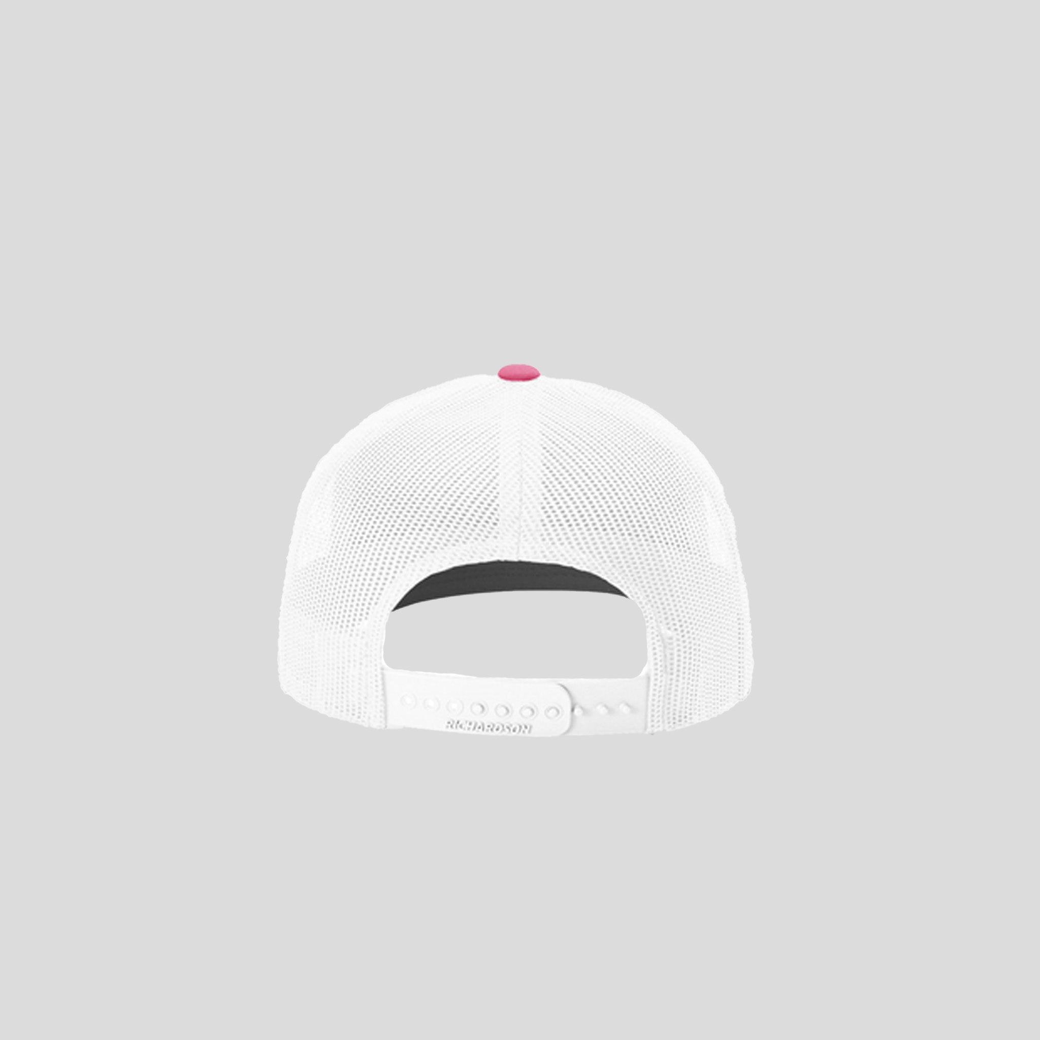 Richardson Trucker Cap | Hot Pink/White