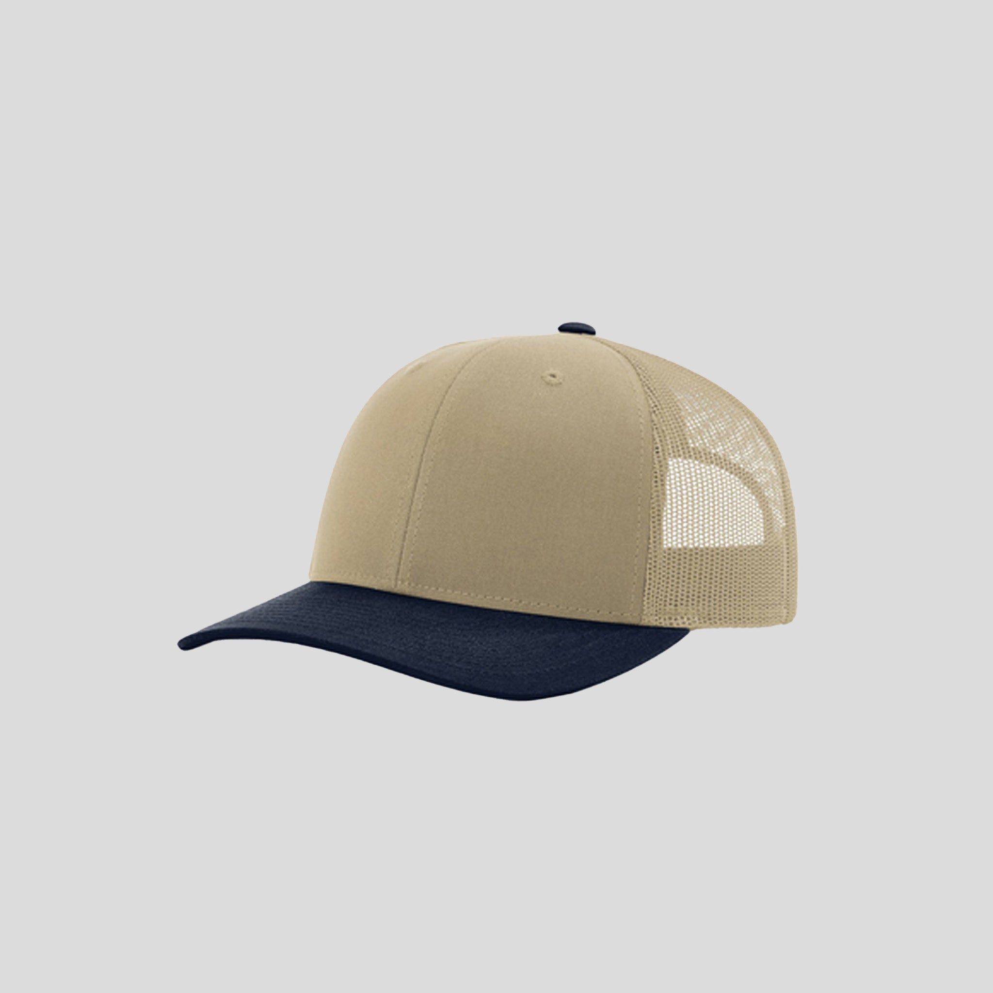 Richardson Trucker Cap | Khaki/Khaki/Navy