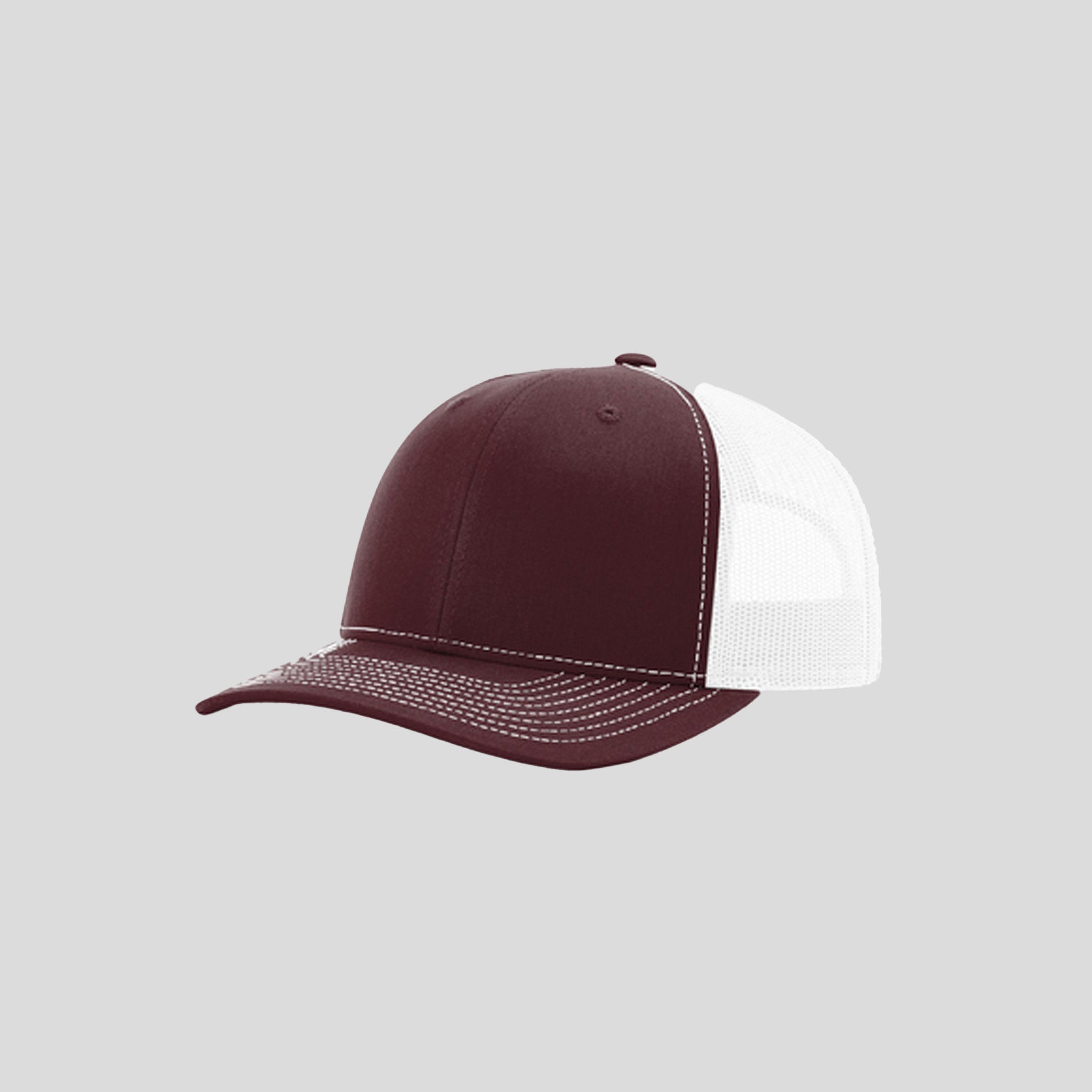 Richardson Trucker Cap | Maroon/White