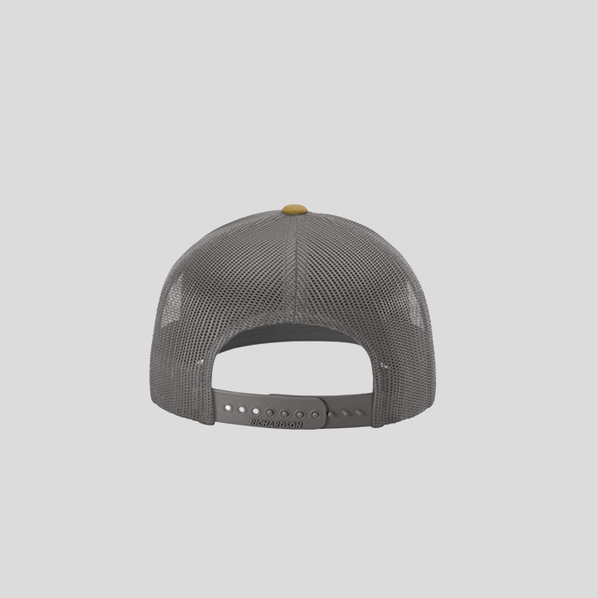 Richardson Trucker Cap | Mink Beige/Charcoal/Amber Gold