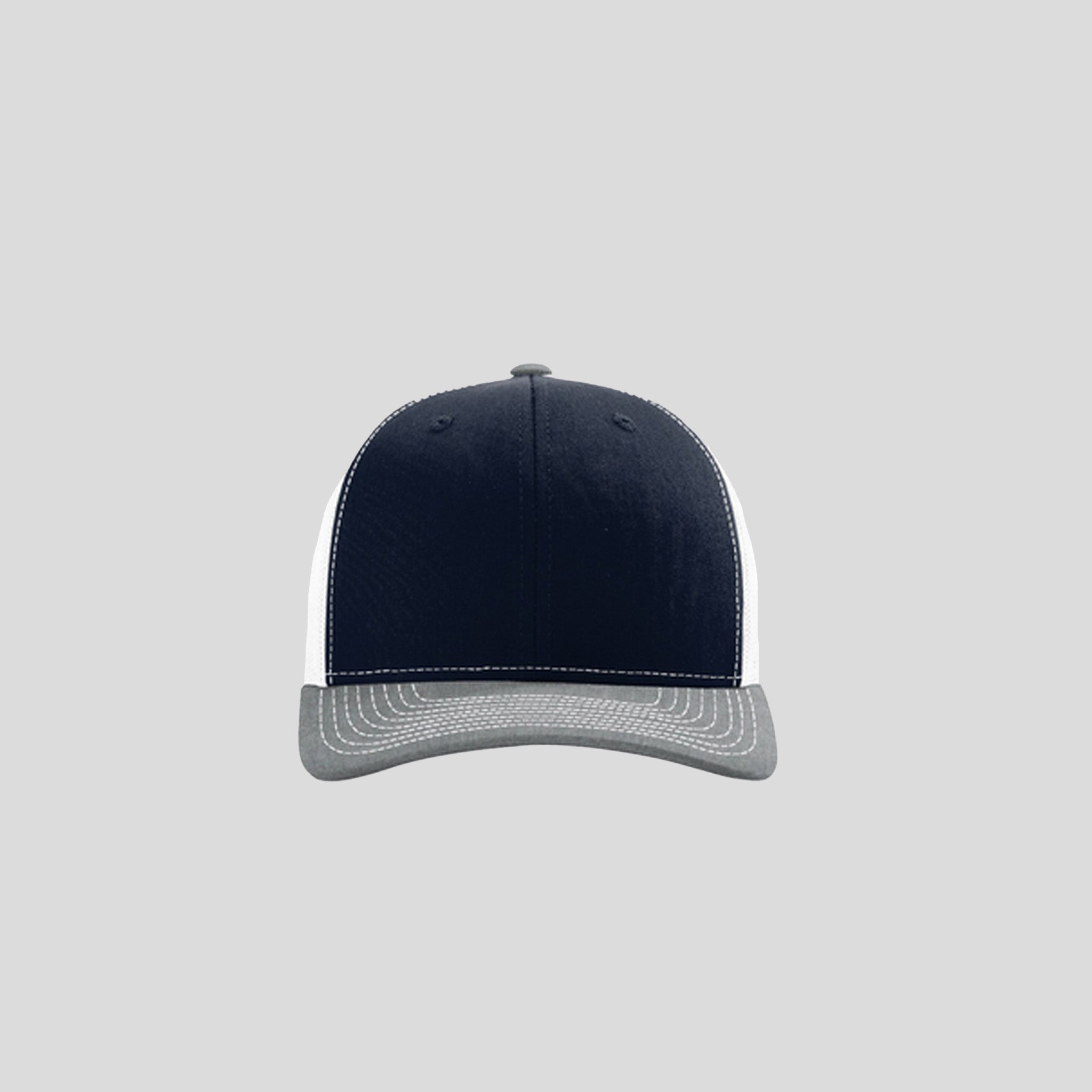 Richardson Trucker Cap | Navy/White/Heather Grey