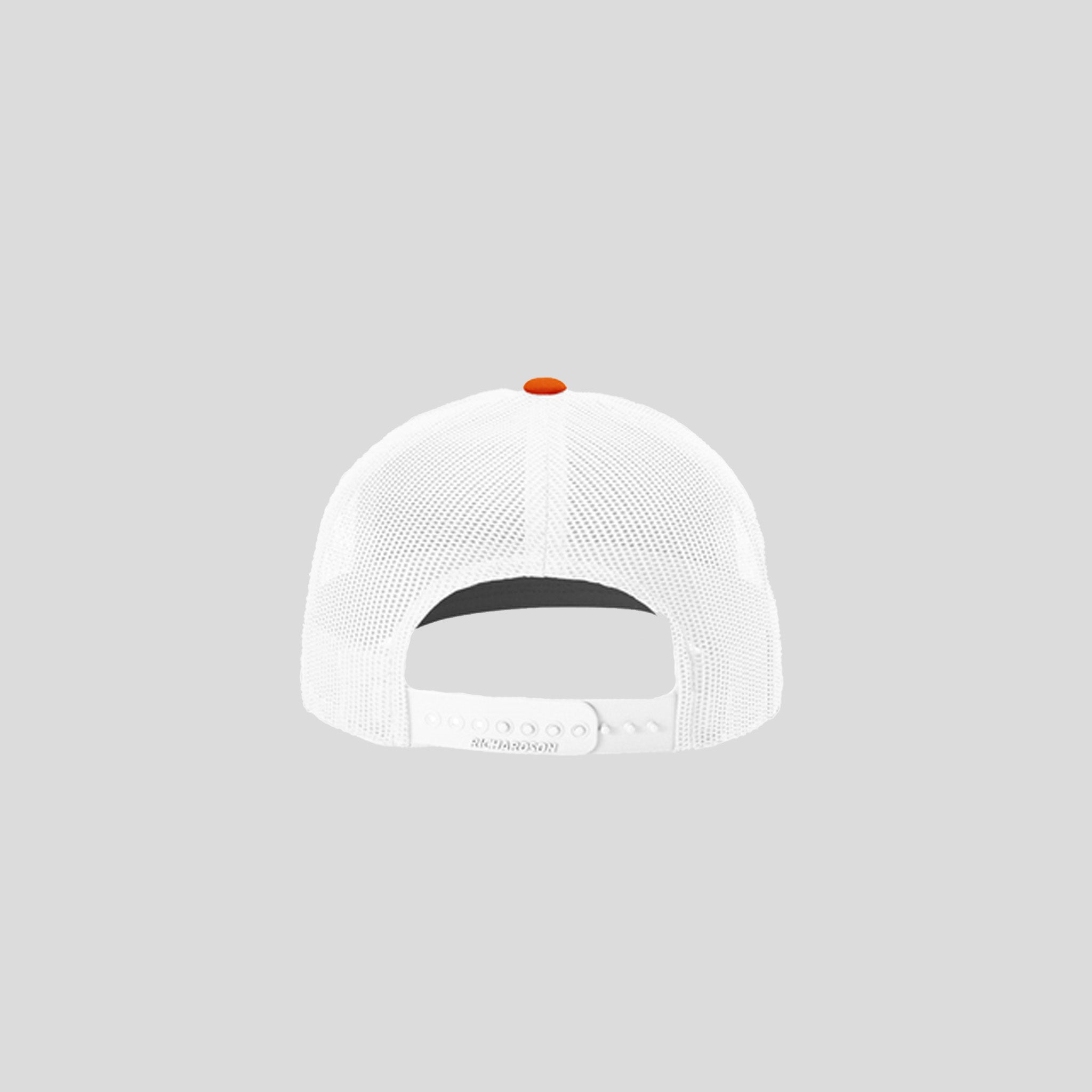 Richardson Trucker Cap | Orange/White