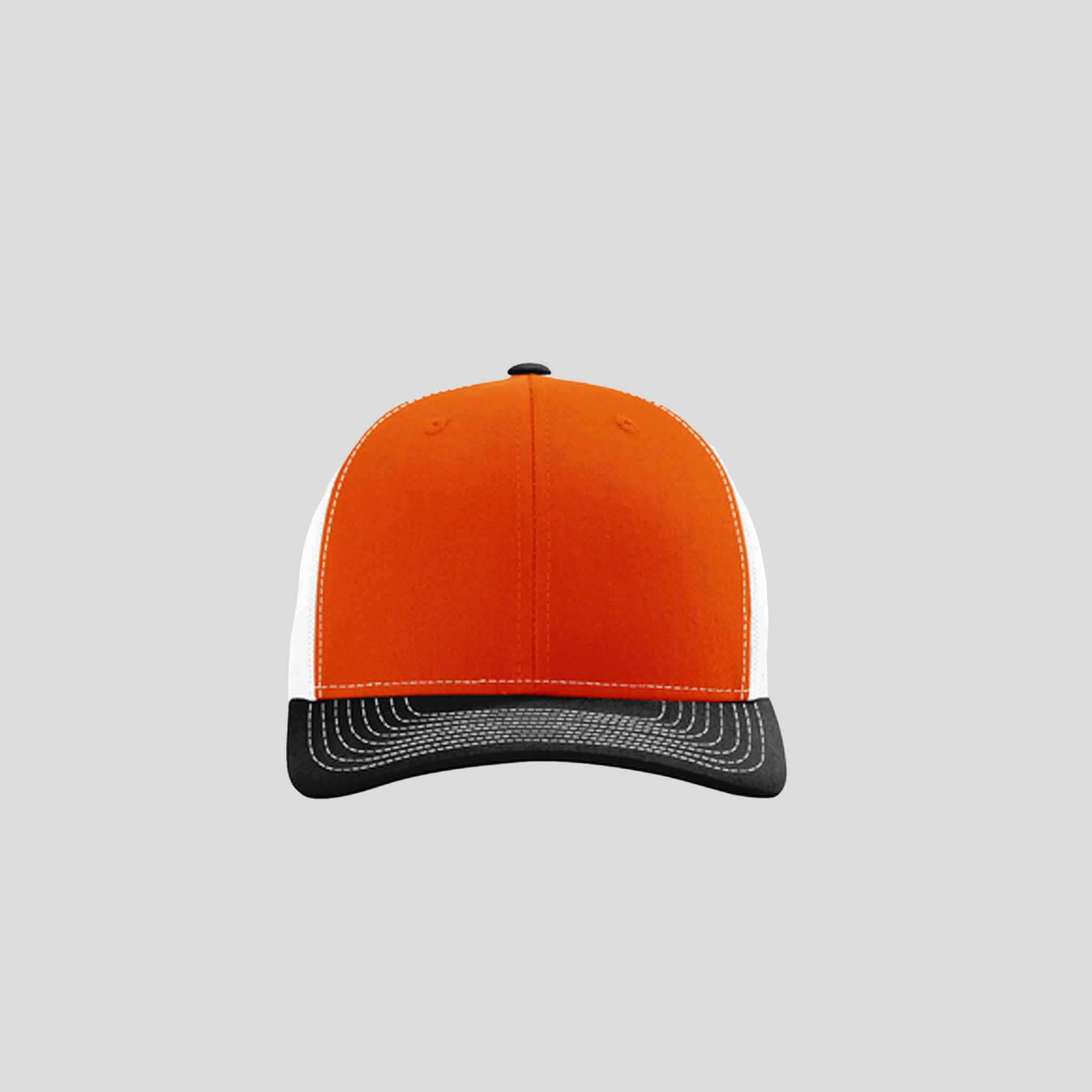 Richardson Trucker Cap | Orange/White/Black