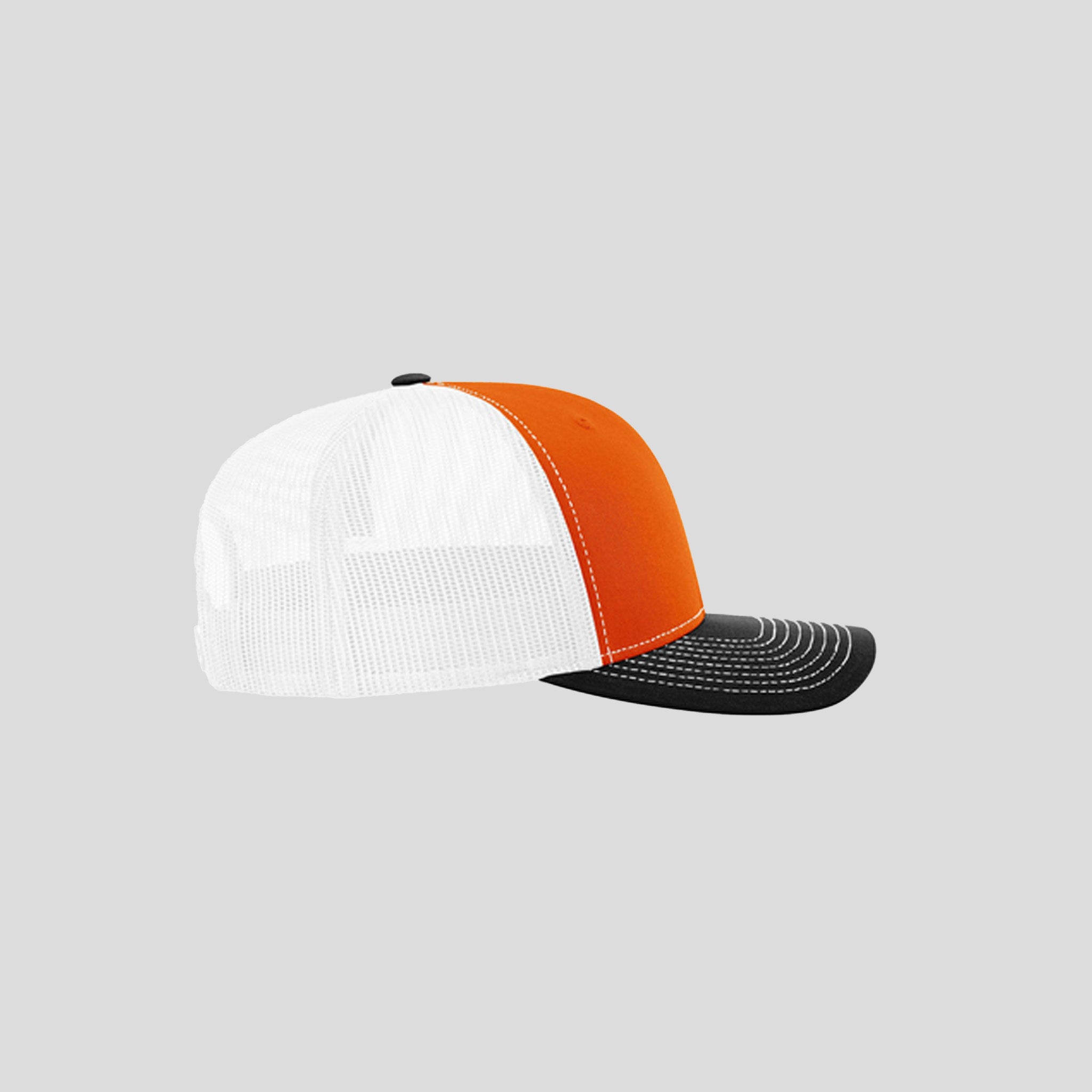 Richardson Trucker Cap | Orange/White/Black