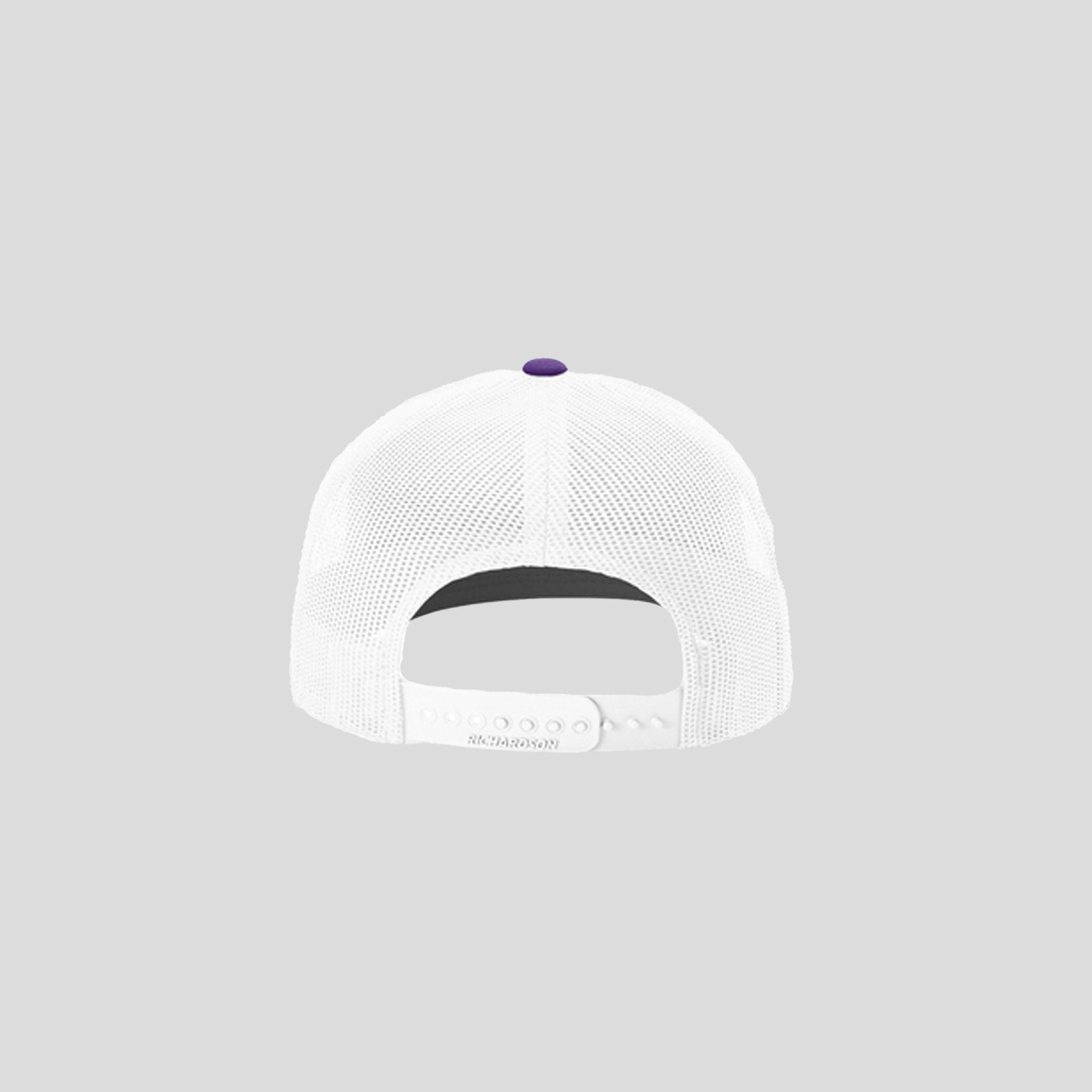 Richardson Trucker Cap | Purple/White