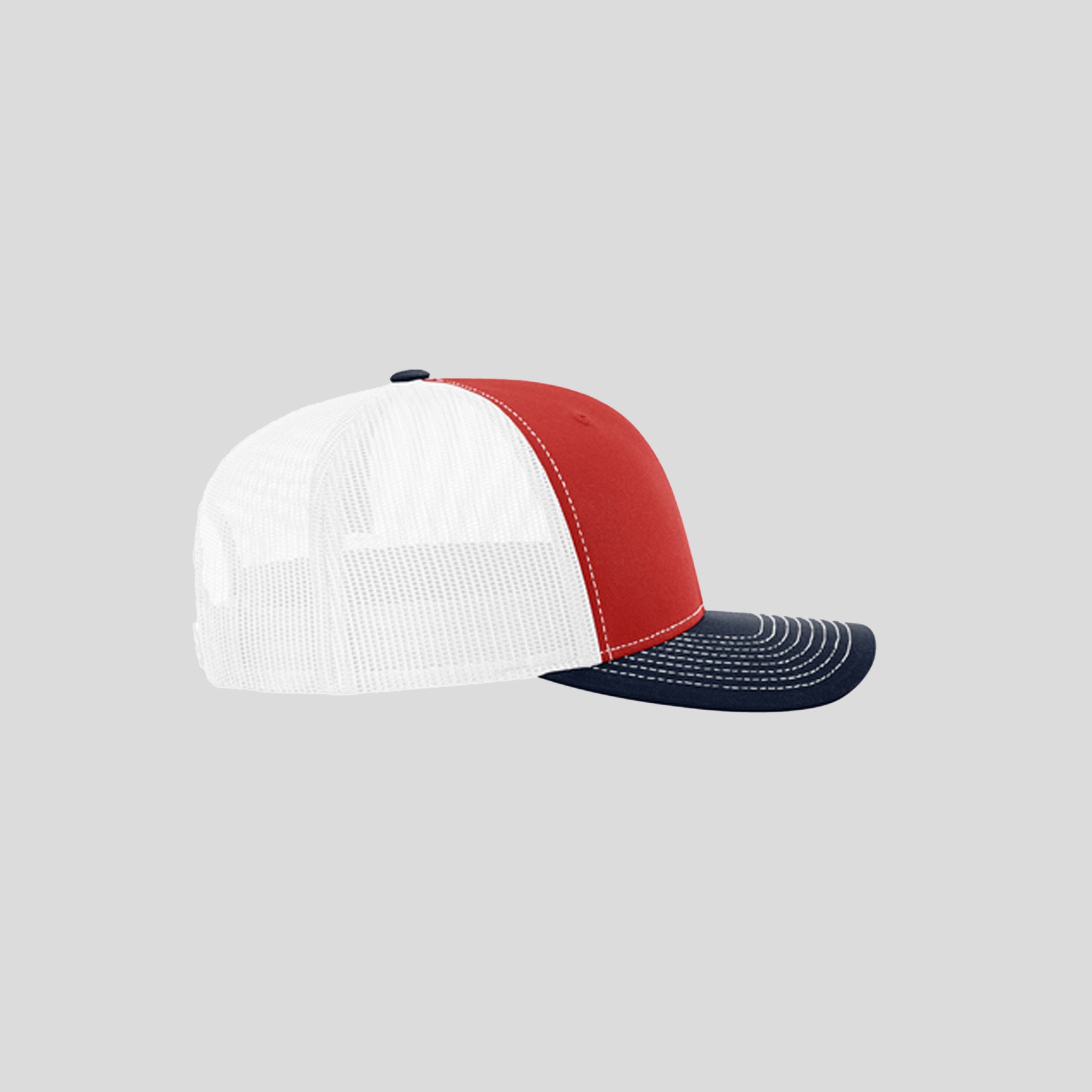 Richardson Trucker Cap | Red/White/Navy