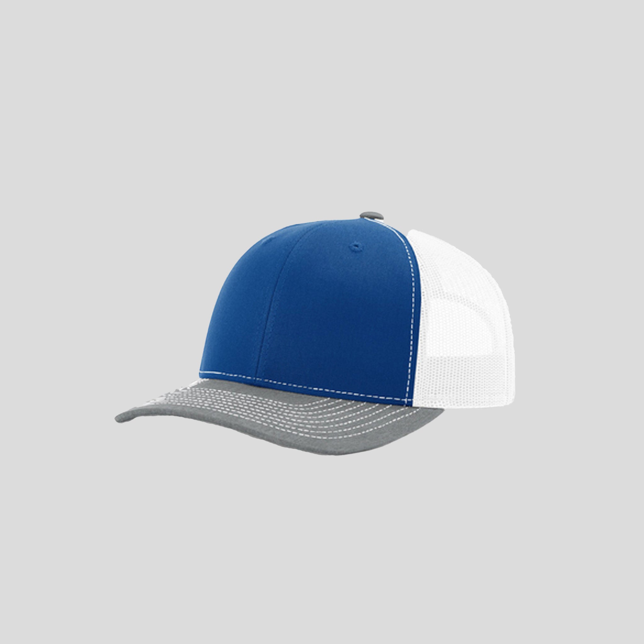 Richardson Trucker Cap | Royal/White/Heather Grey