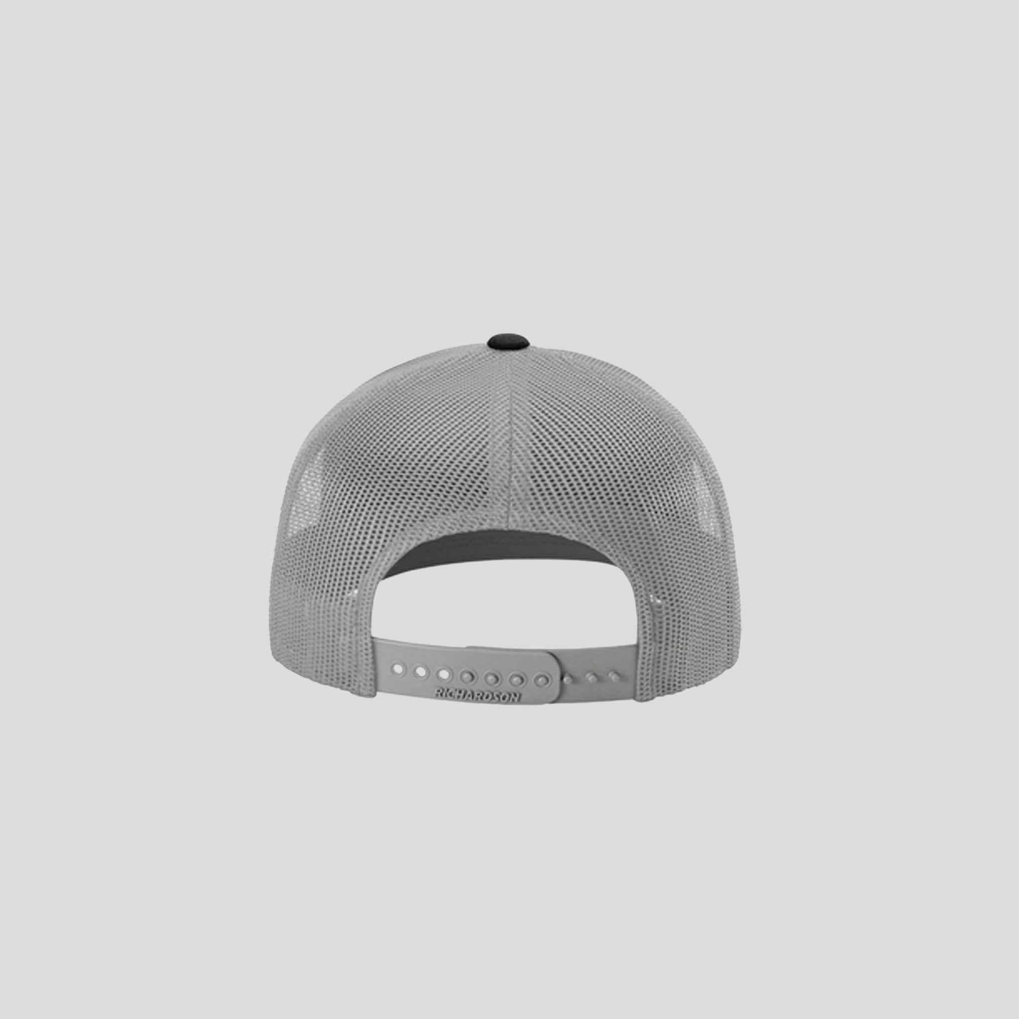 Richardson Trucker Cap | White/Aluminum/Black