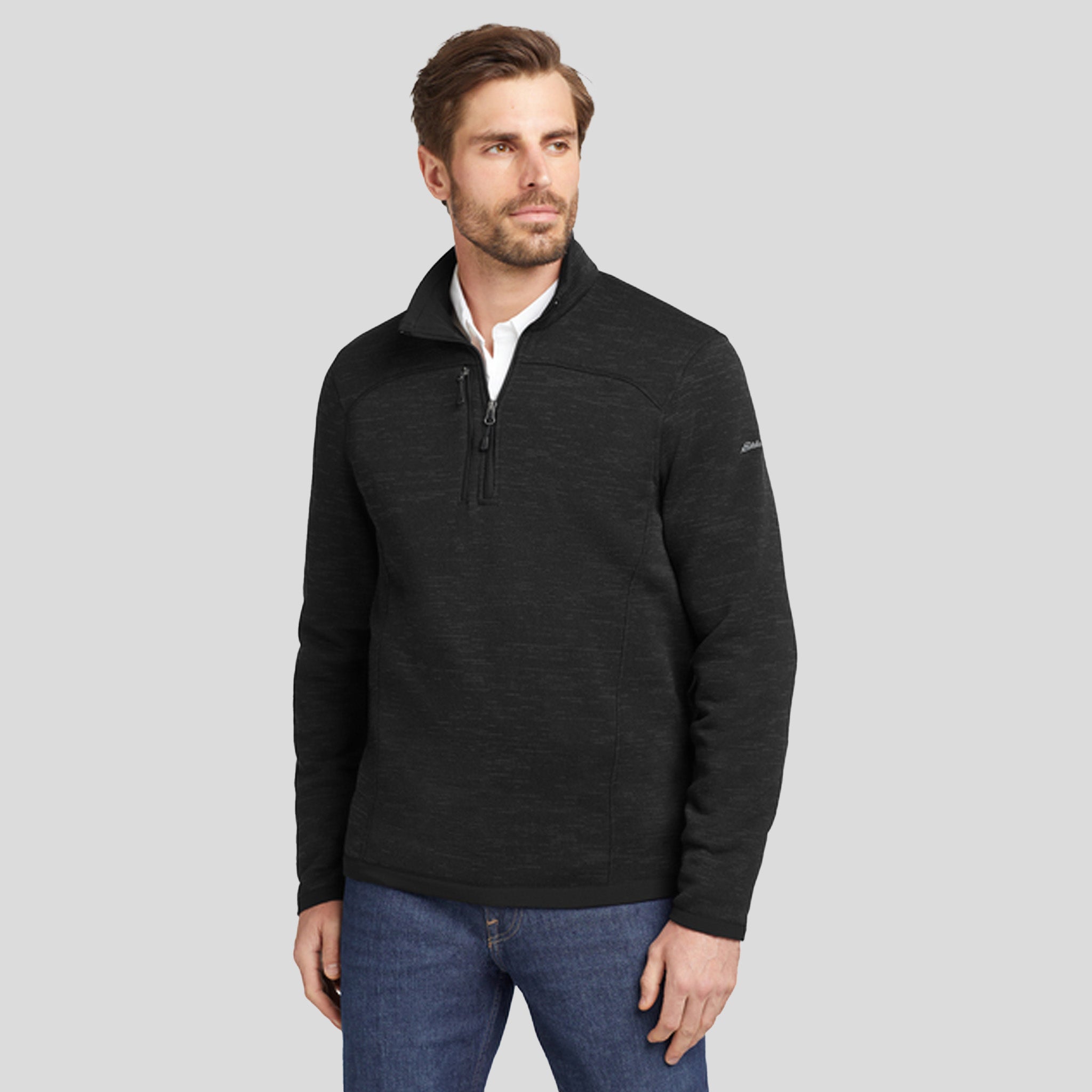 Sweater Fleece 1/4-Zip | Black