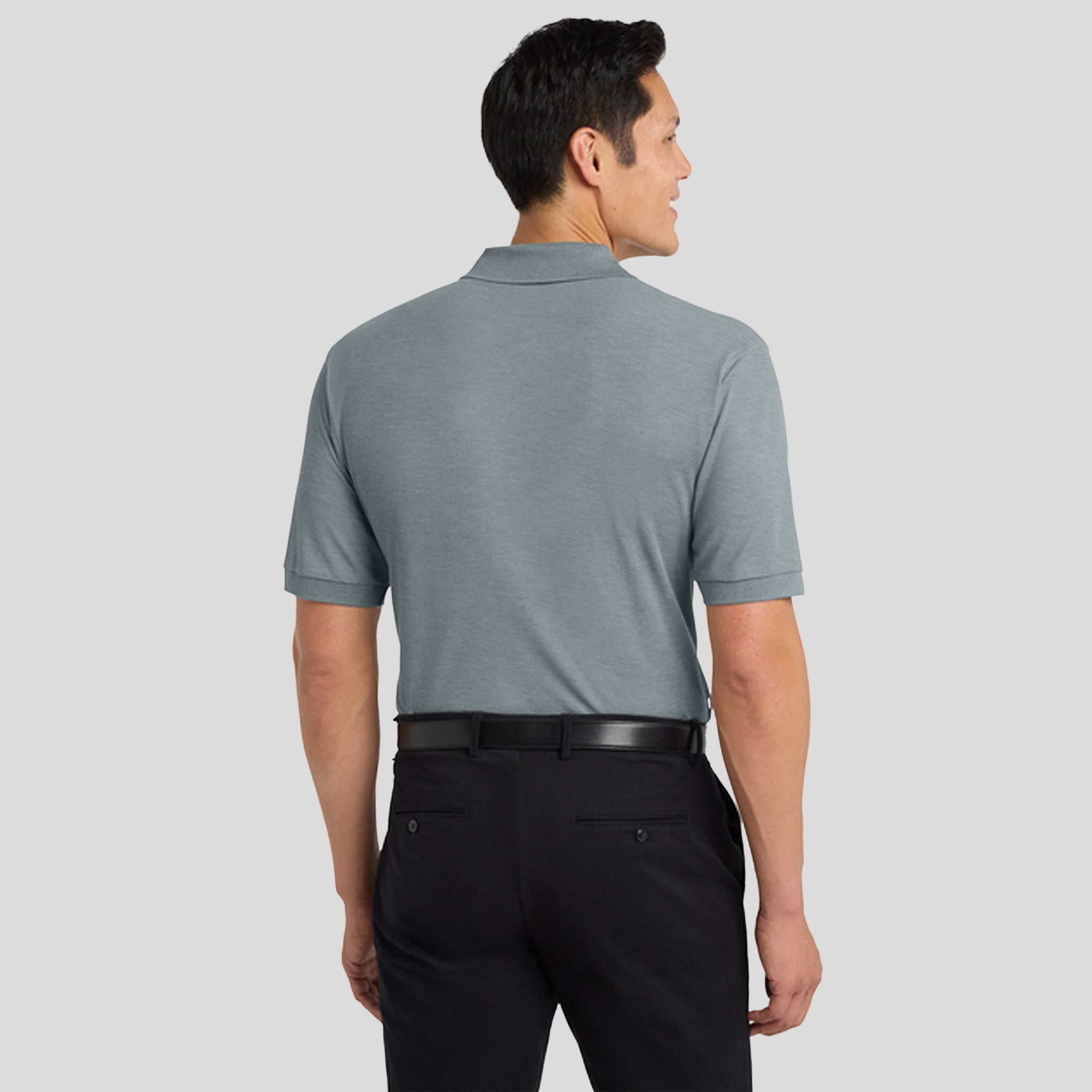 Silk Touch™ Polo with Pocket | Cool Grey