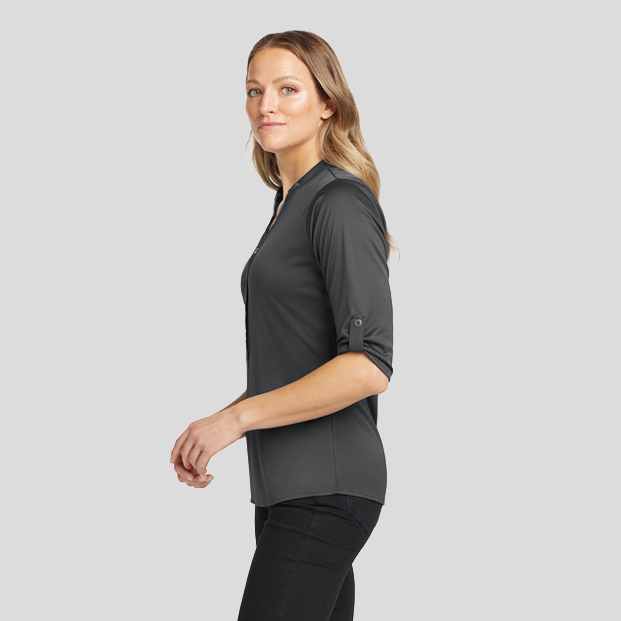 Crush Henley | Diesel Grey