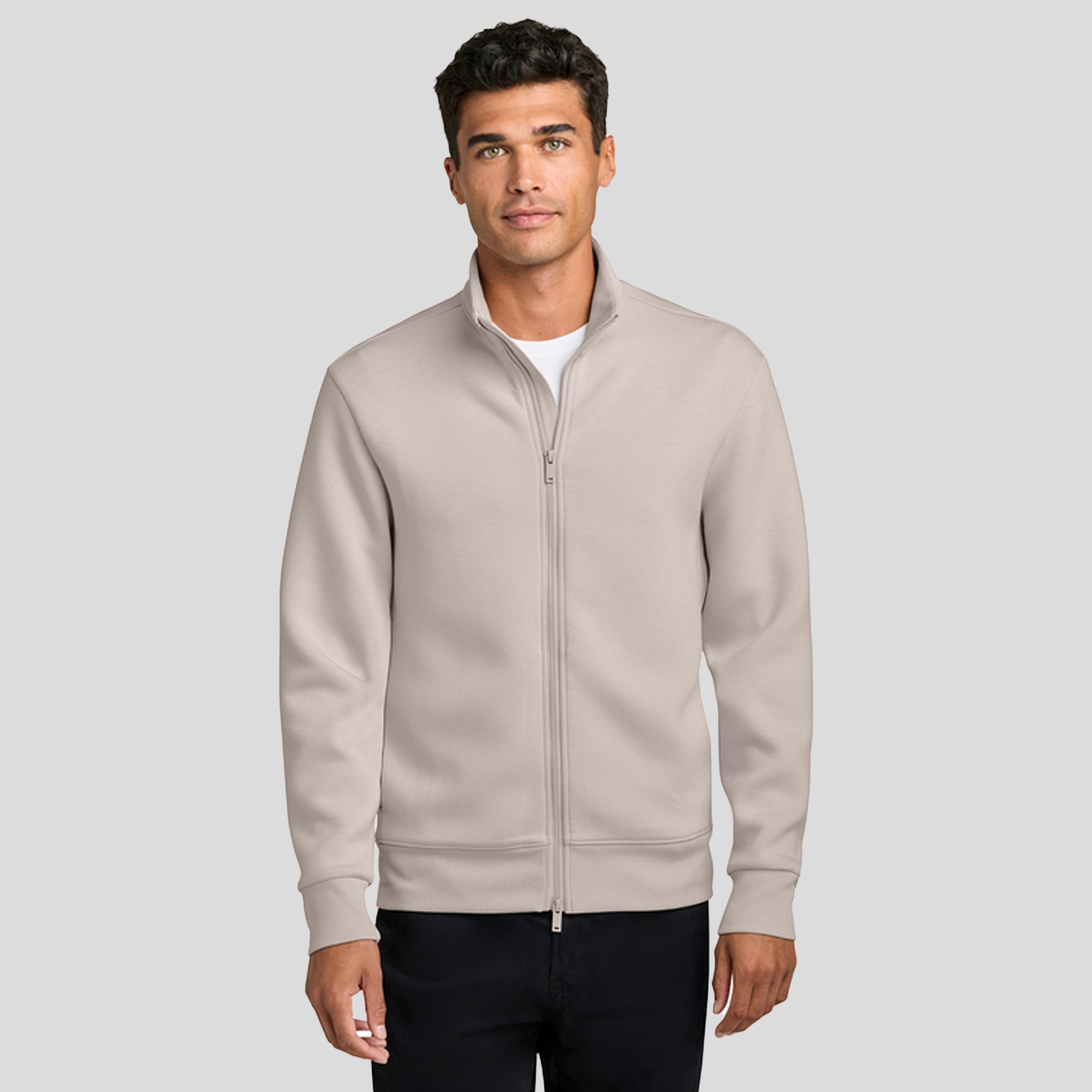 Soft Spacer Full-Zip | Warm Quartz