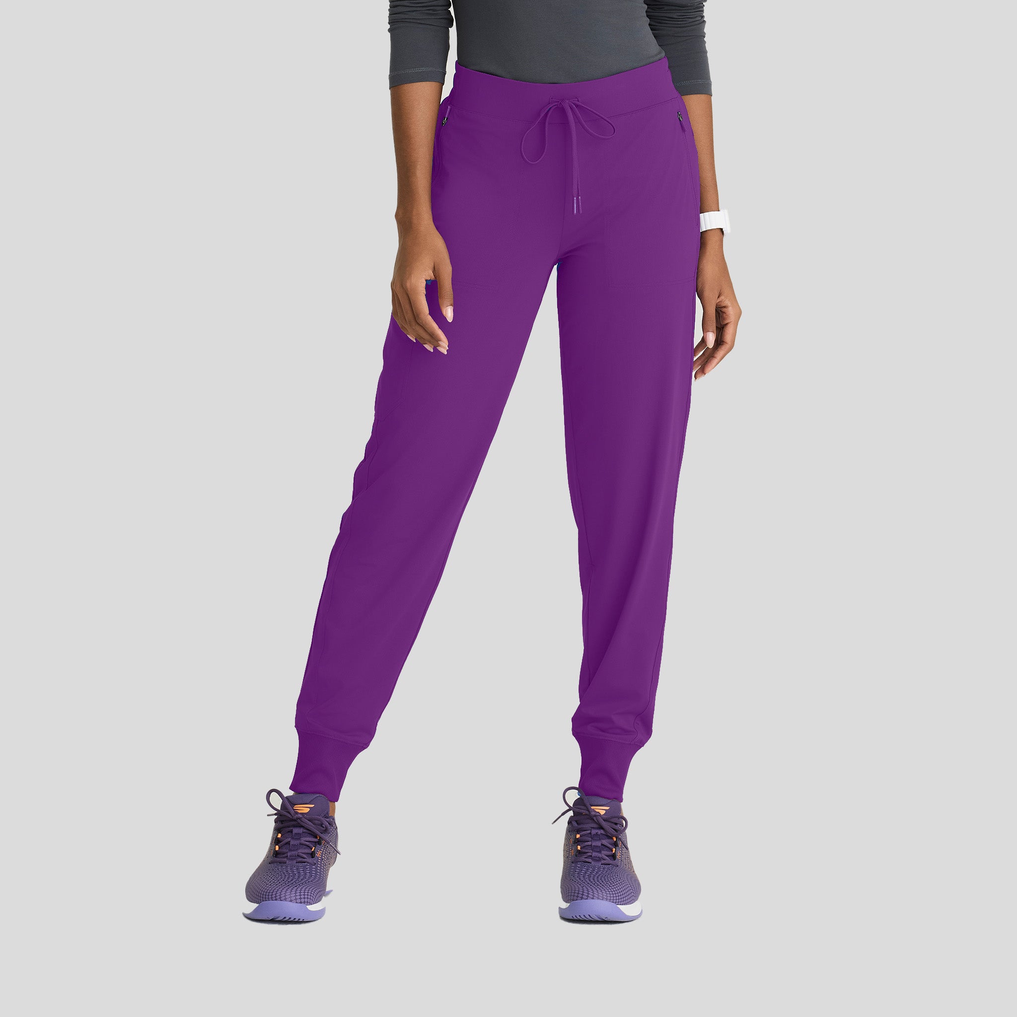 Pace 5-Pocket Ribbed Cuff Jogger | Violet Burst