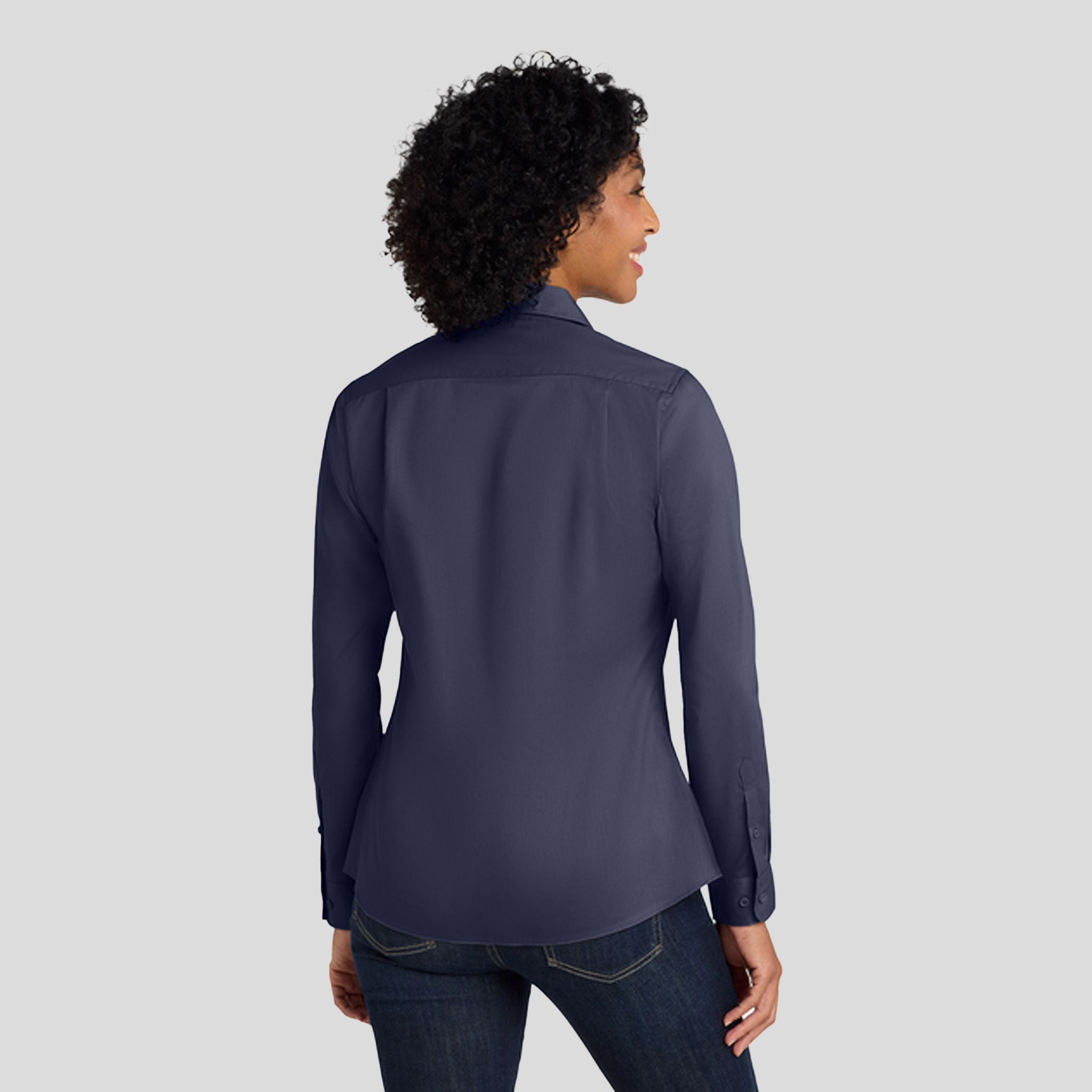 Women's SuperProβ’ Twill Shirt | True Navy