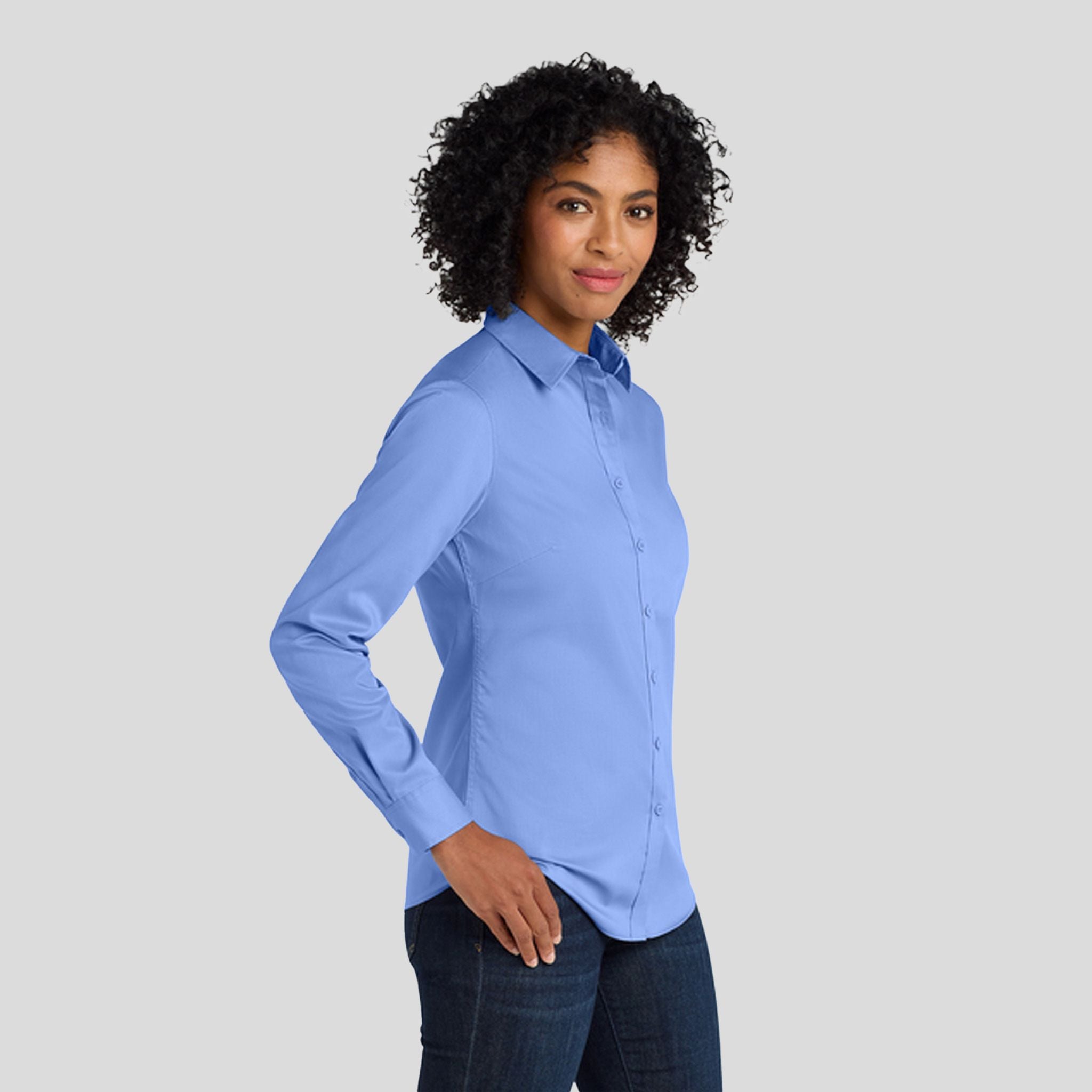 Women's SuperProβ’ Twill Shirt | Ultramarine Blue