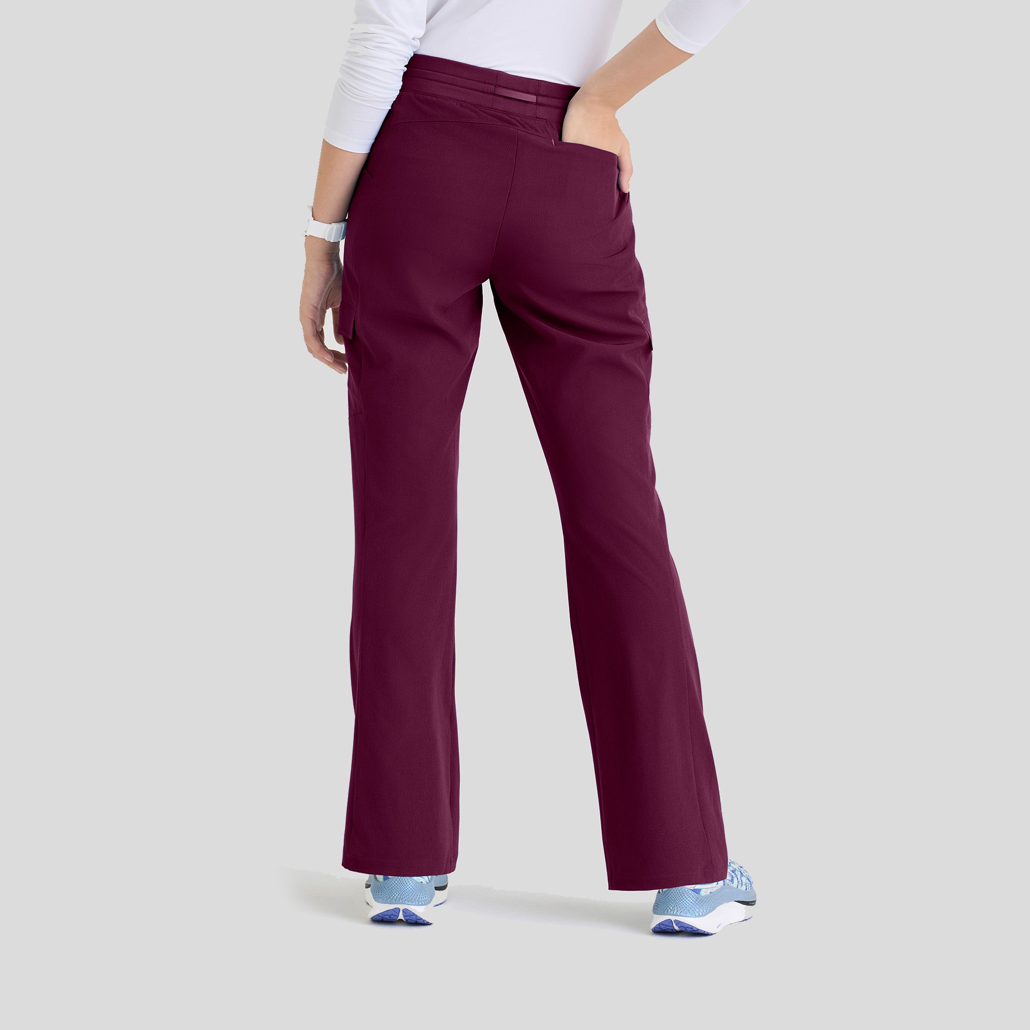 Reward 5 Pocket High Rise Fit & Flare Pant | Wine