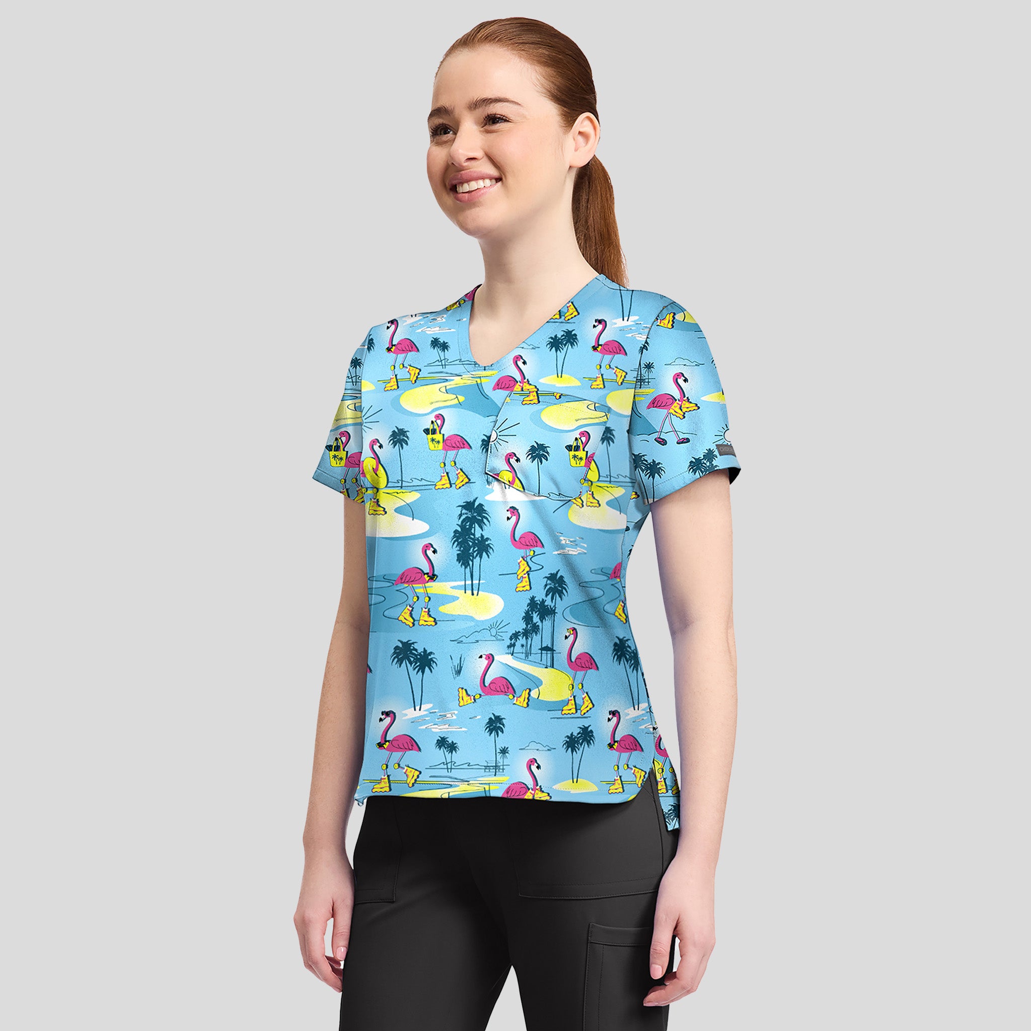 Print Top | Flamazing Skaters