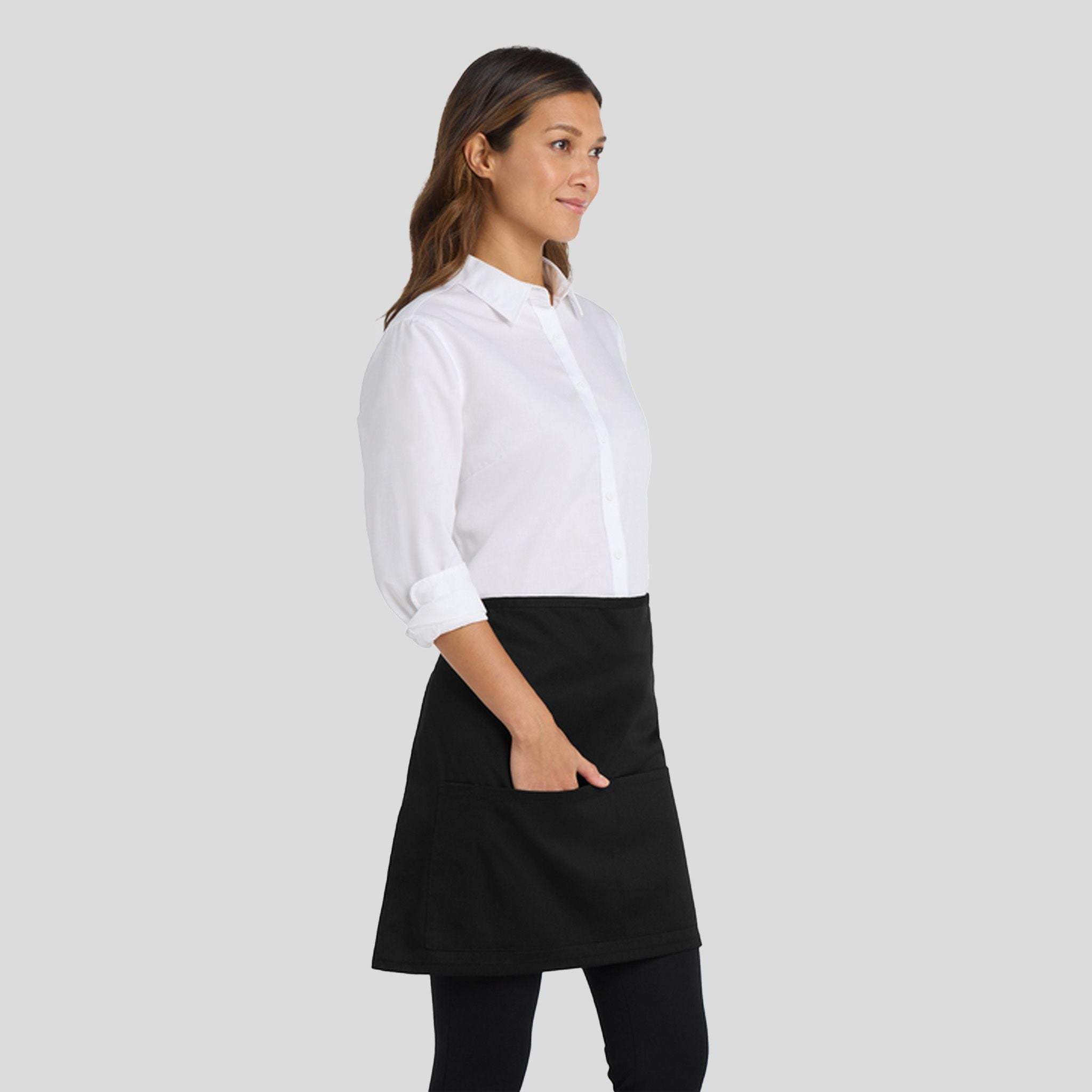 Easy Care Half Bistro Apron with Stain Release