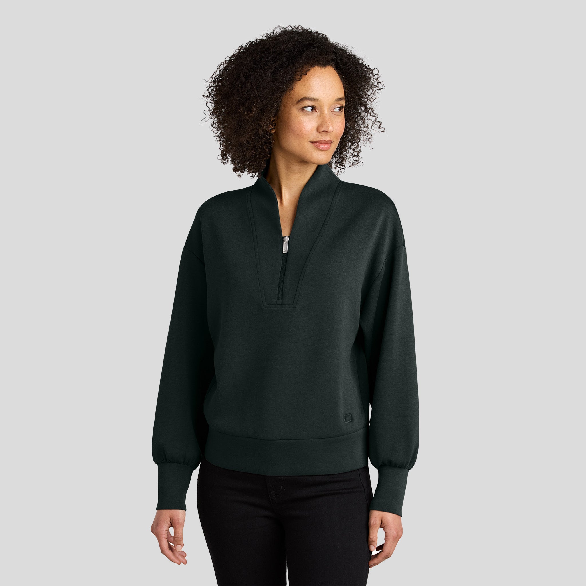 Women’s Transcend 1/4-Zip | Blacktop