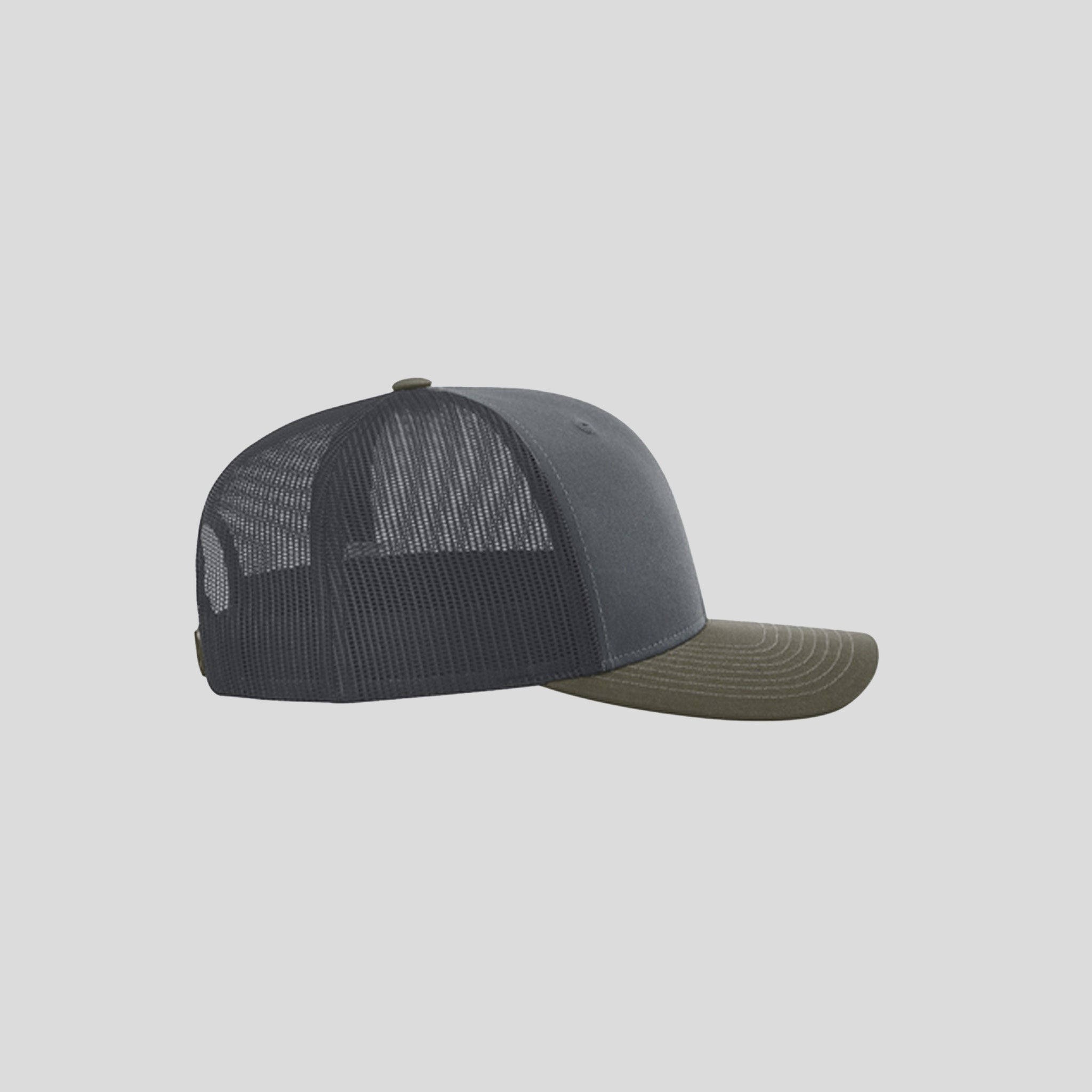 Richardson Trucker Cap | Gunmetal/Gunmetal/Chocolate Chip