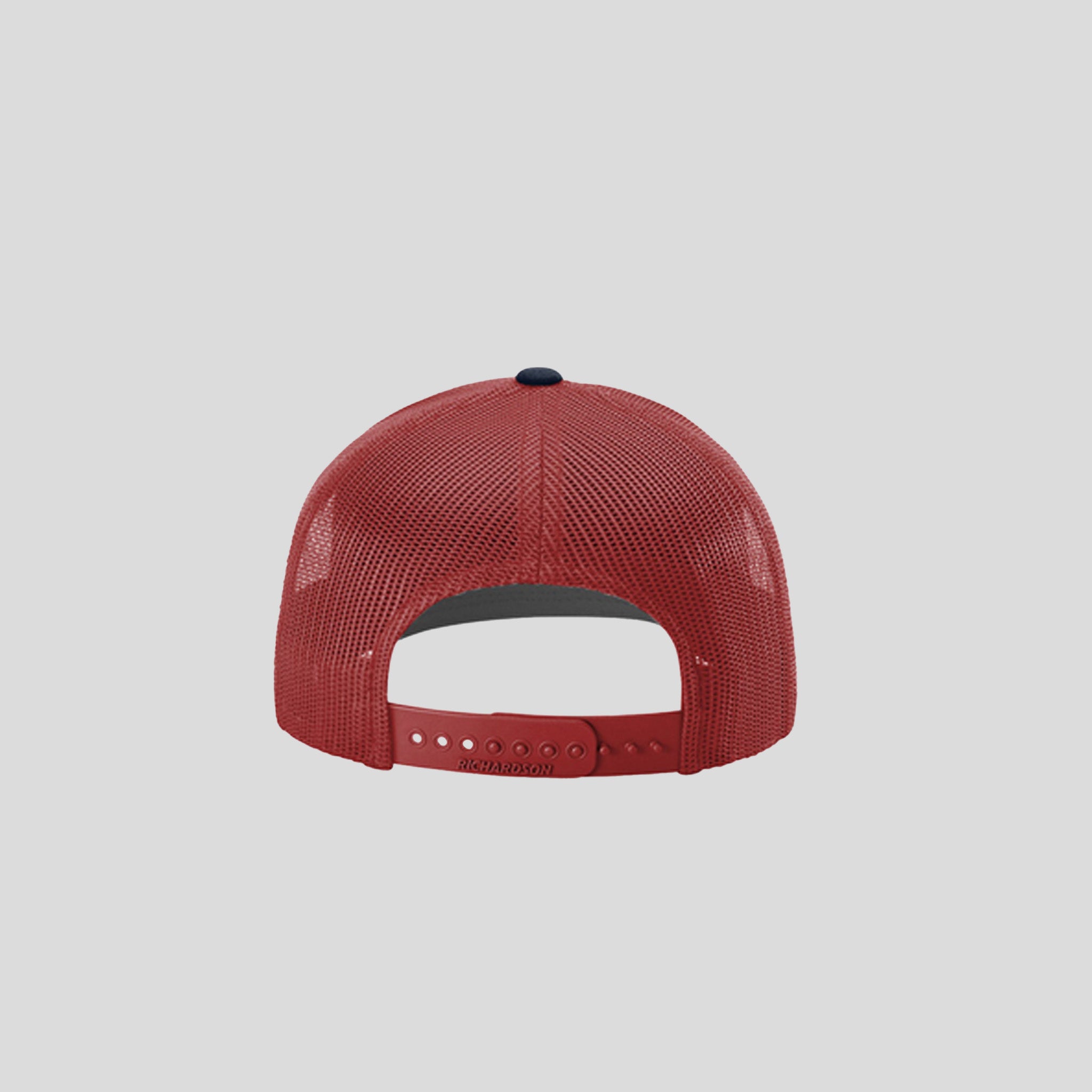 Richardson Trucker Cap | Heather Grey/Cardinal/Navy