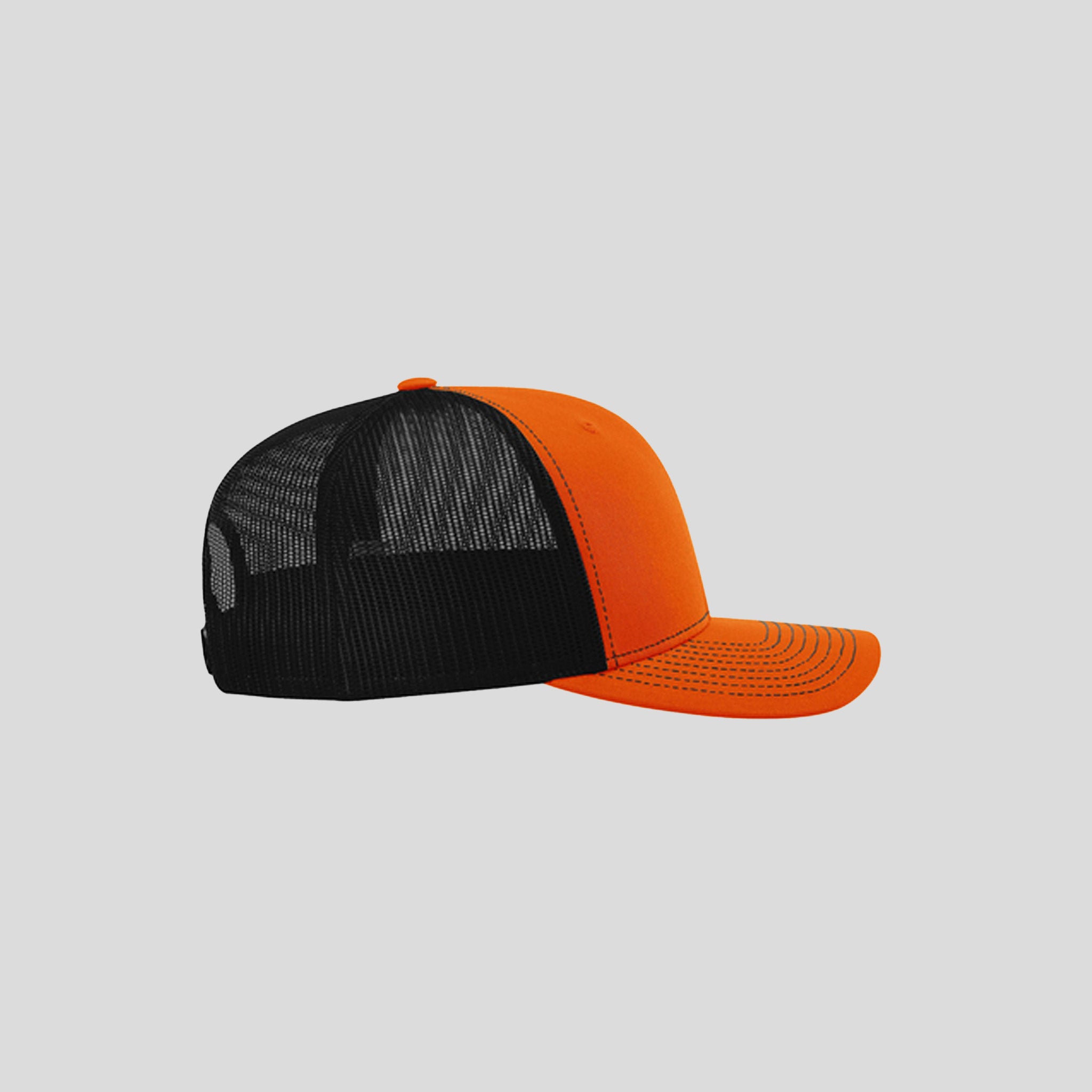 Richardson Trucker Cap | Orange/Black