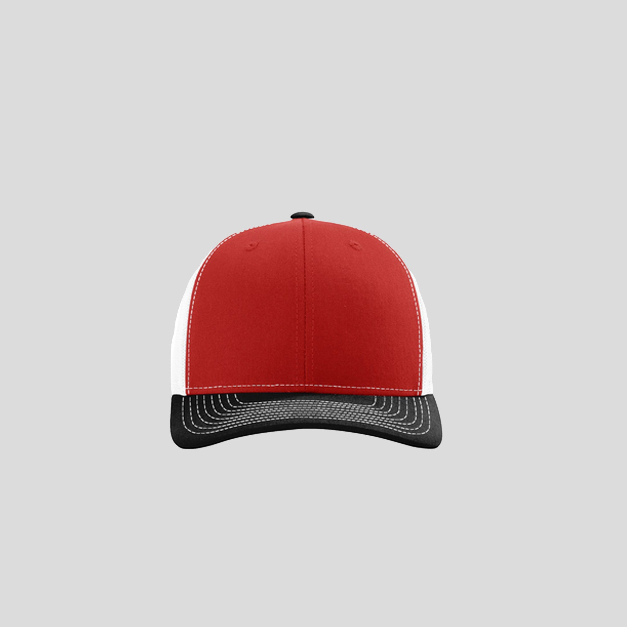 Richardson Trucker Cap | Red/White/Black