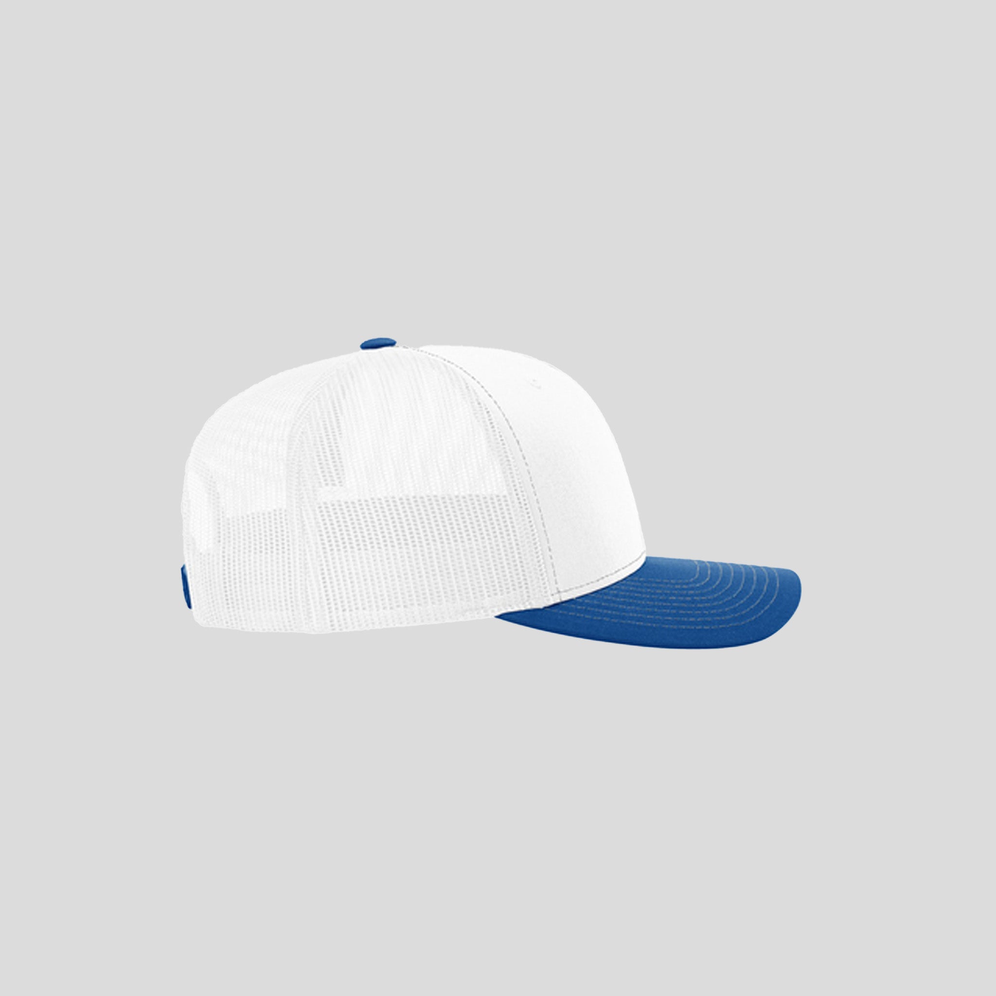 Richardson Trucker Cap | White/White/Royal