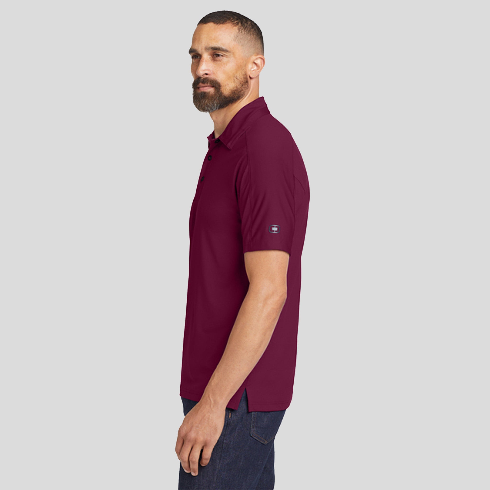 Linear Polo | Molten Maroon